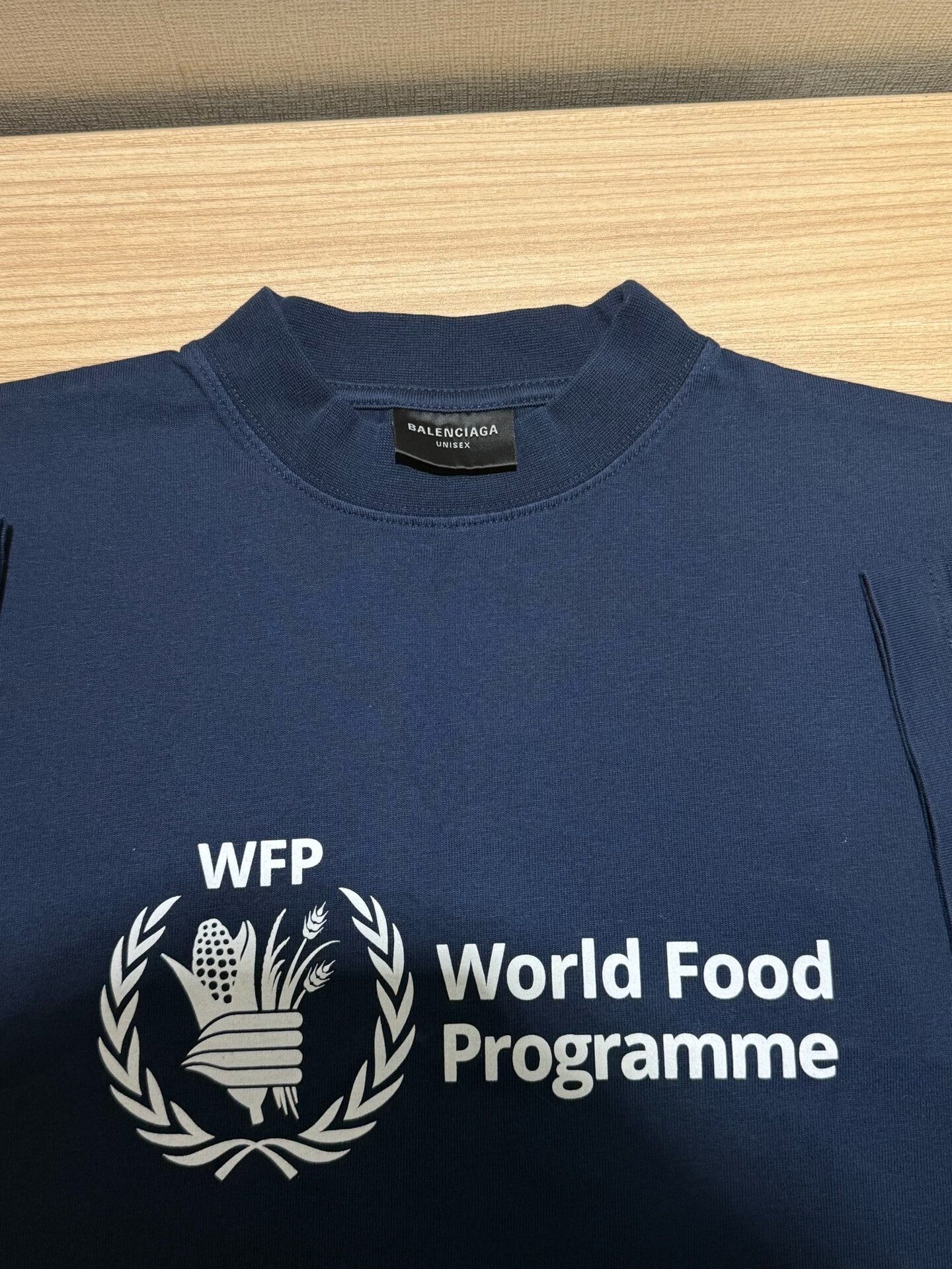 Balenciaga Balenciaga WFP Collaboration Soccer T-Shirt Size US L / EU 52-54 / 3 - 3 Thumbnail