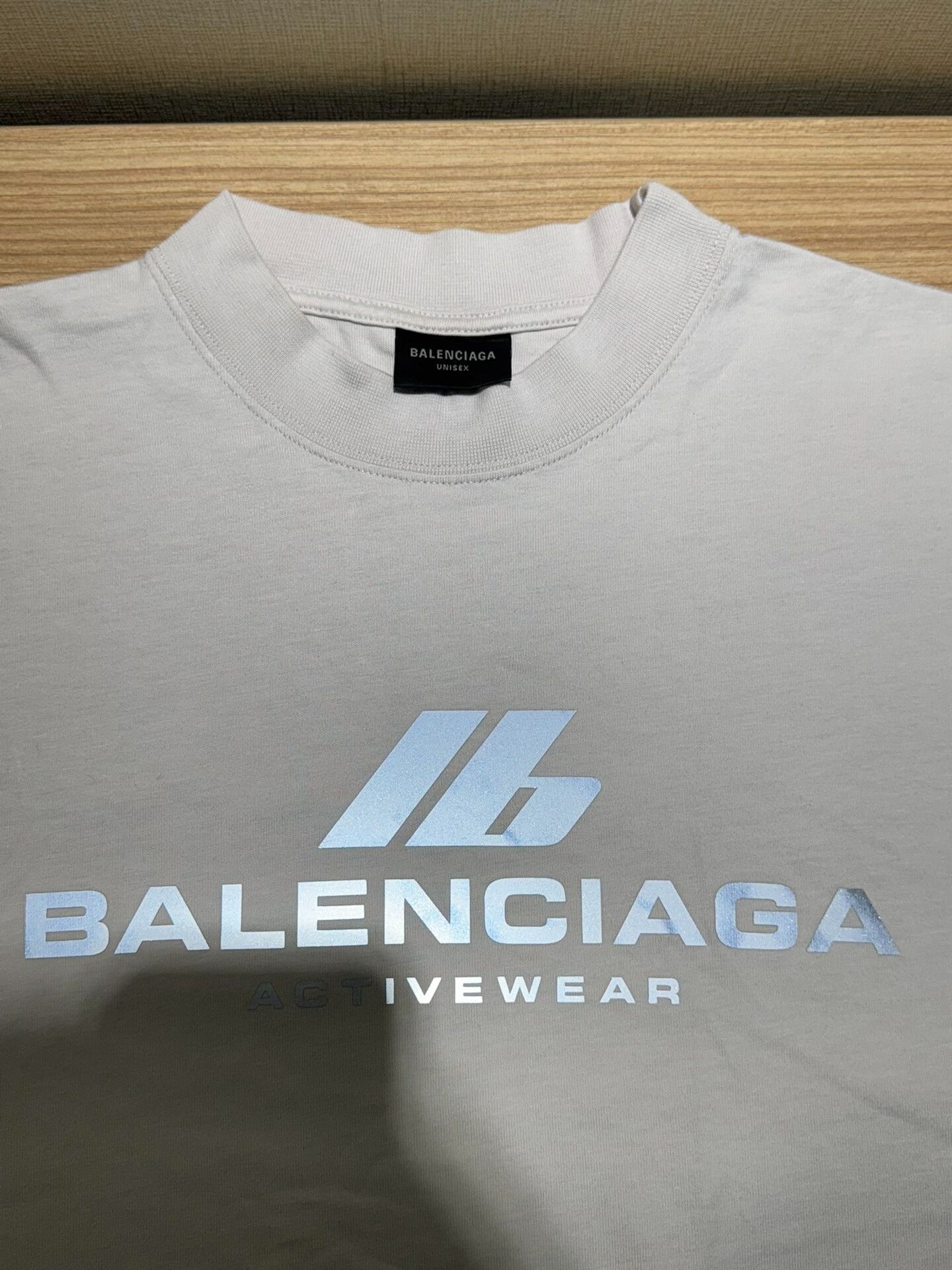 Balenciaga Balenciaga SS24 Activewear Reflective 3M Logo Short-Sleeve T-Shirt Size US M / EU 48-50 / 2 - 3 Thumbnail