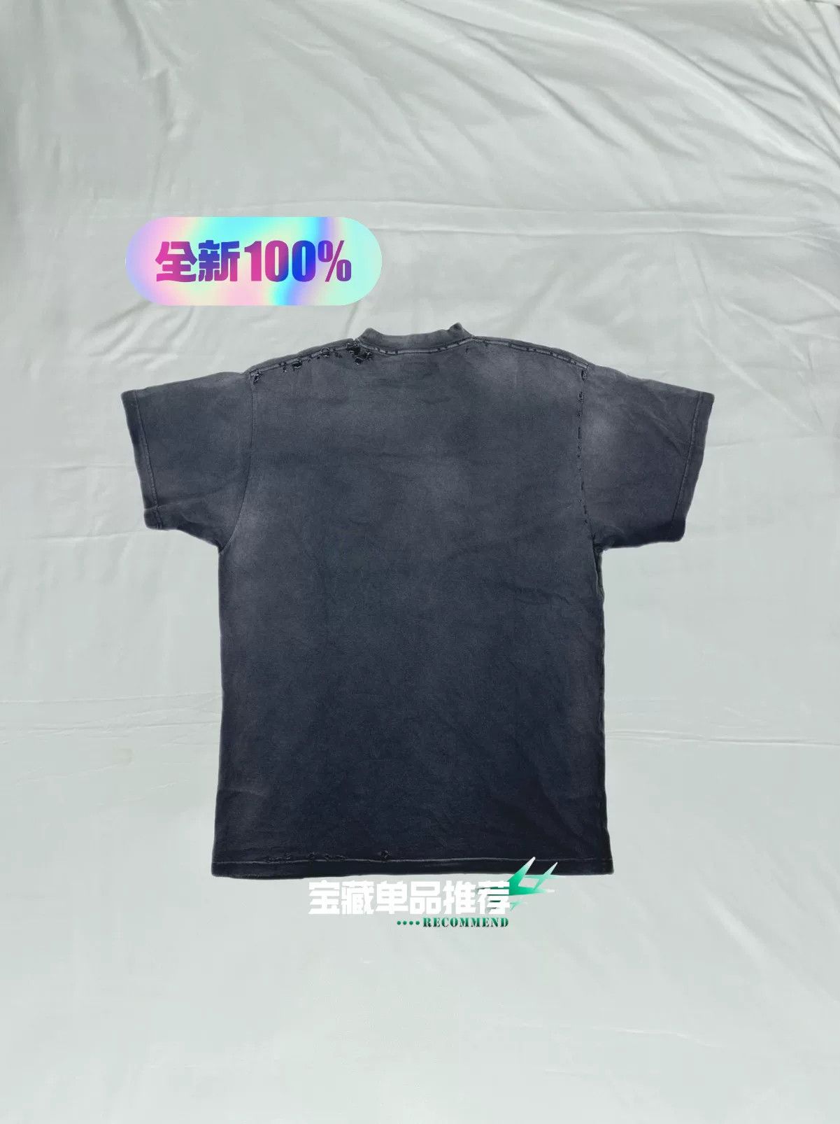 Balenciaga Balenciaga SS24 Vintage VOILA Foam Print T-shirt Size US S / EU 44-46 / 1 - 3 Thumbnail