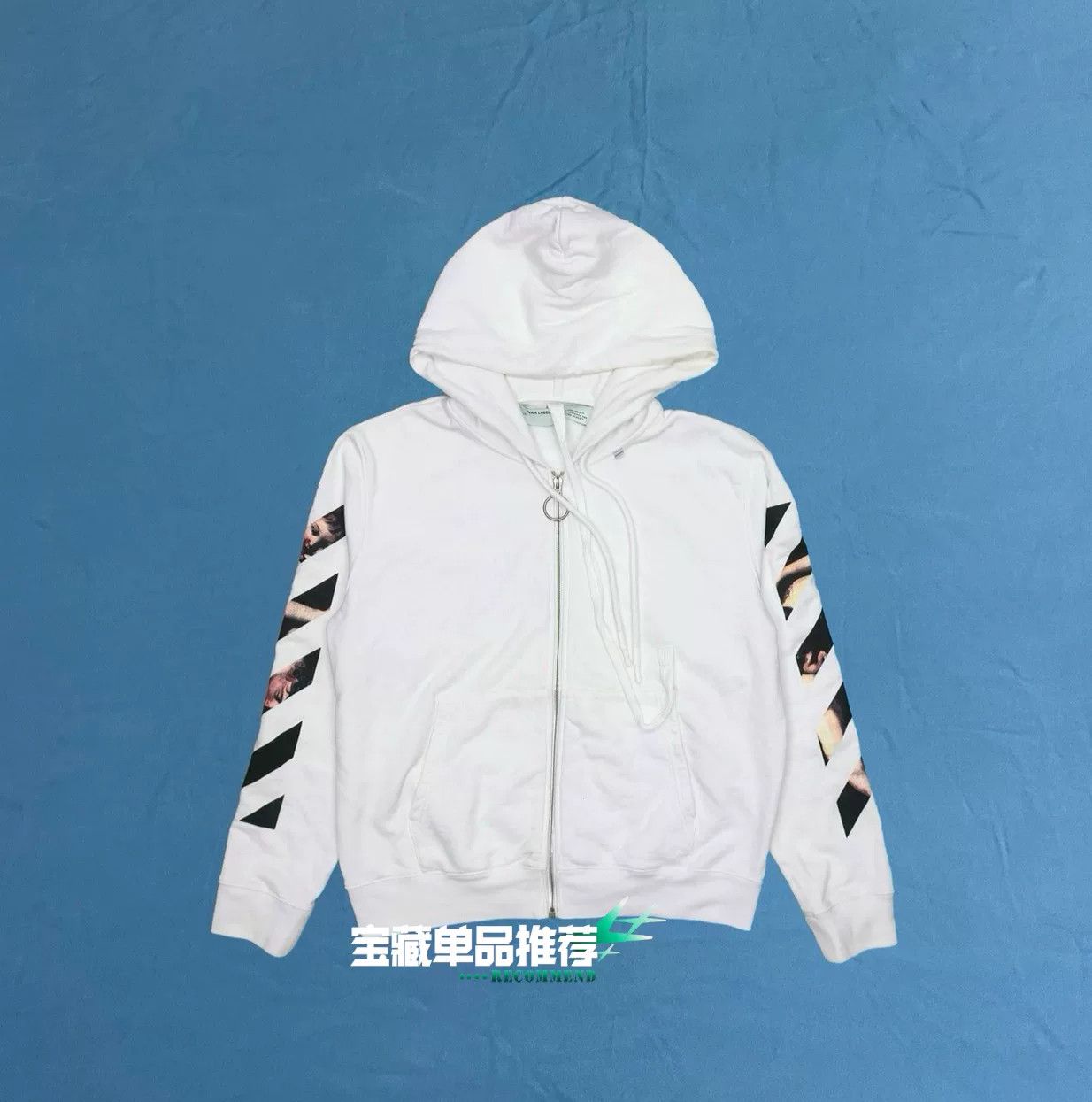 Off-White Off White Caravaggio Zip Hoodie Size US L / EU 52-54 / 3 - 5 Thumbnail