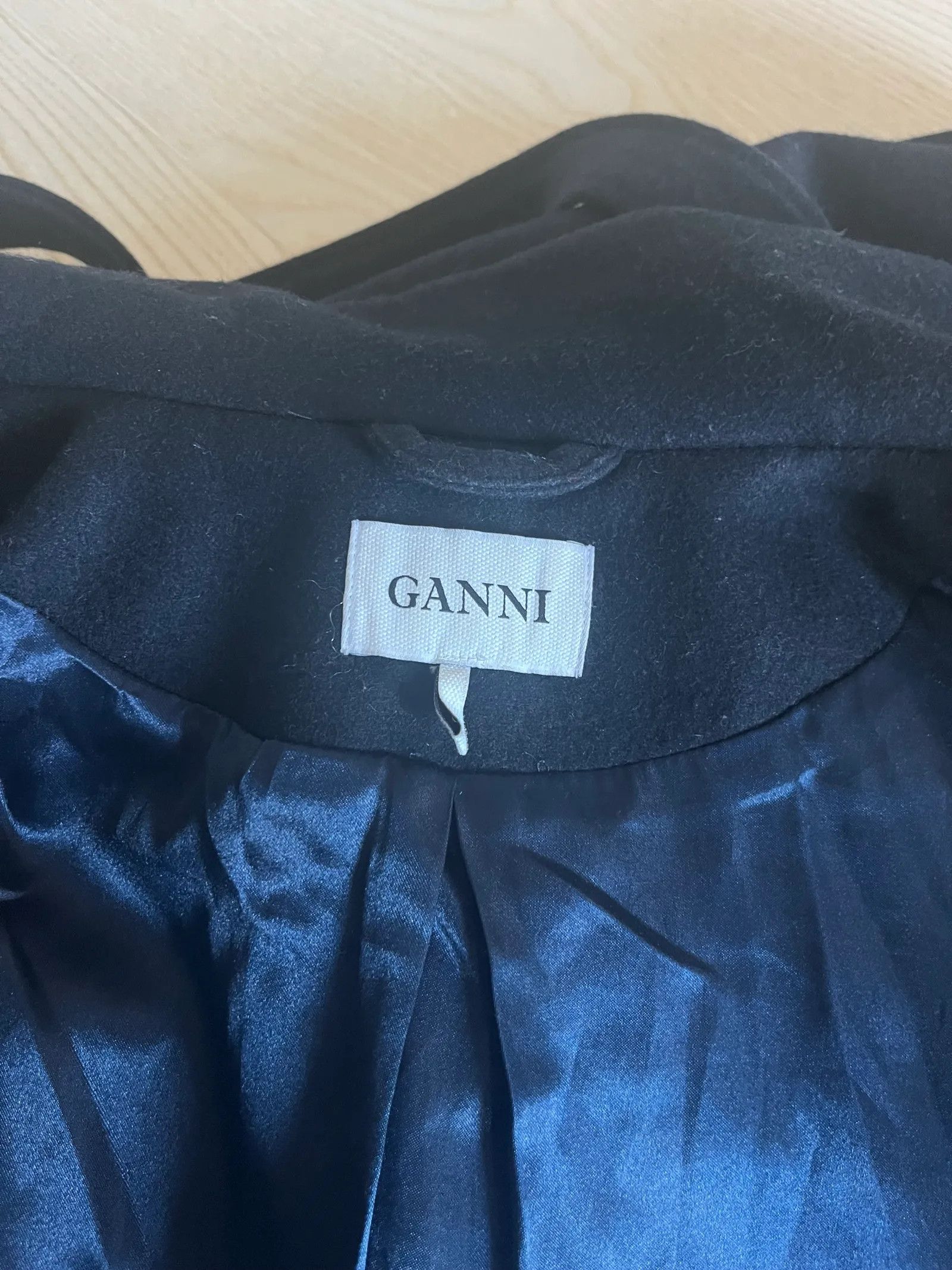 Ganni Ganni Malin wool Coat Size L / US 10 / IT 46 - 2 Thumbnail