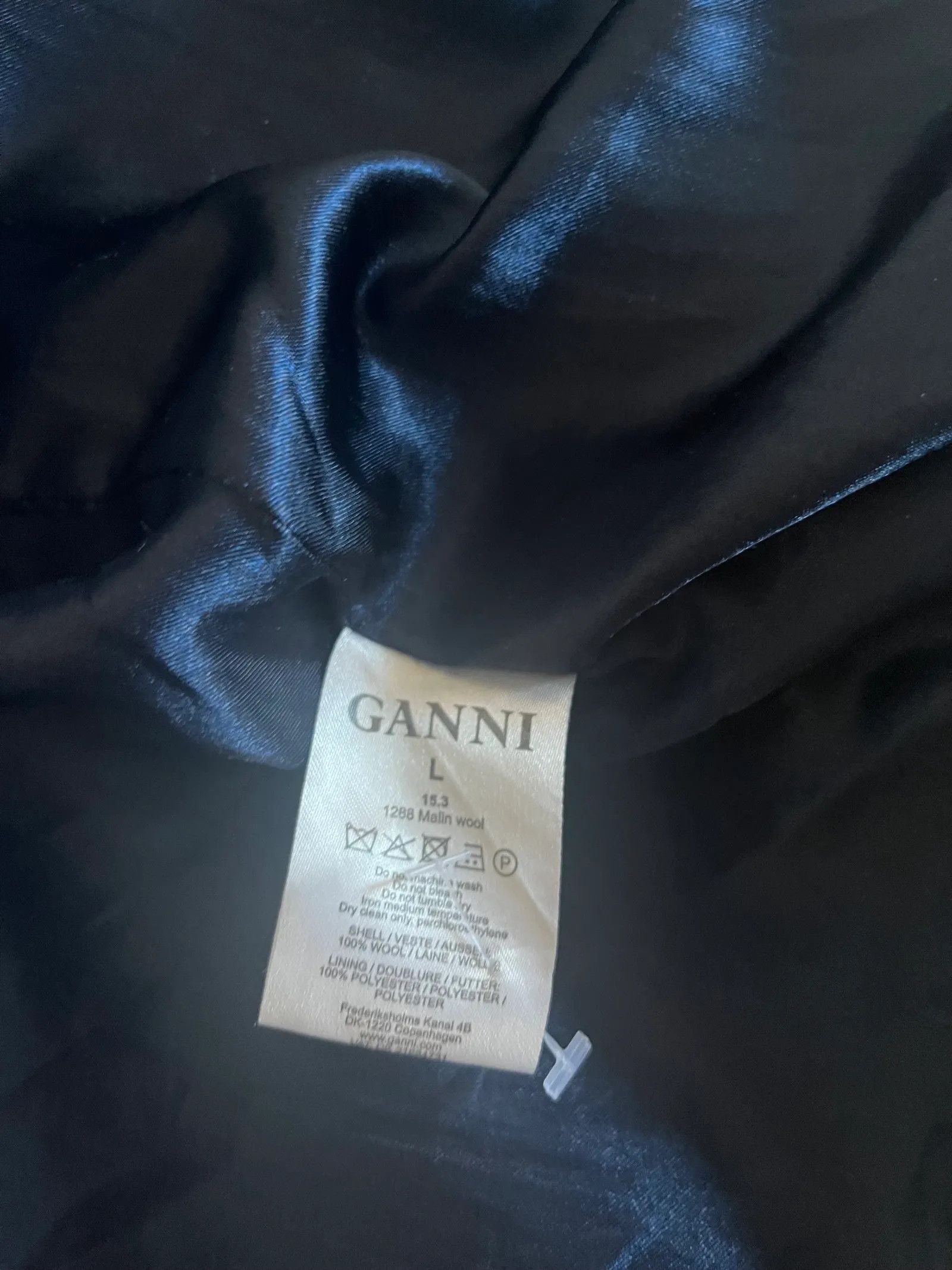Ganni Ganni Malin wool Coat Size L / US 10 / IT 46 - 3 Thumbnail