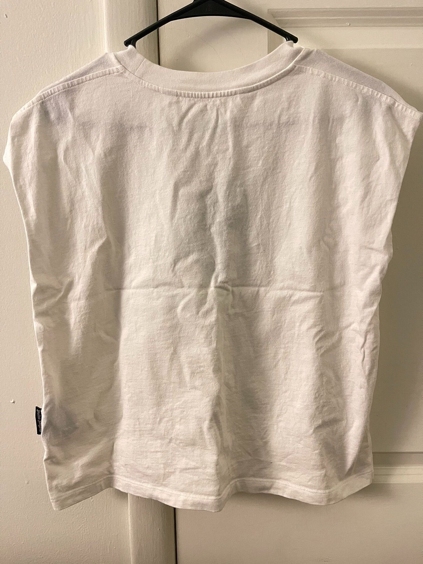 Palm Angels Palm Angels Sleeveless T-Shirt in White Size US XS / EU 42 / 0 - 2 Thumbnail