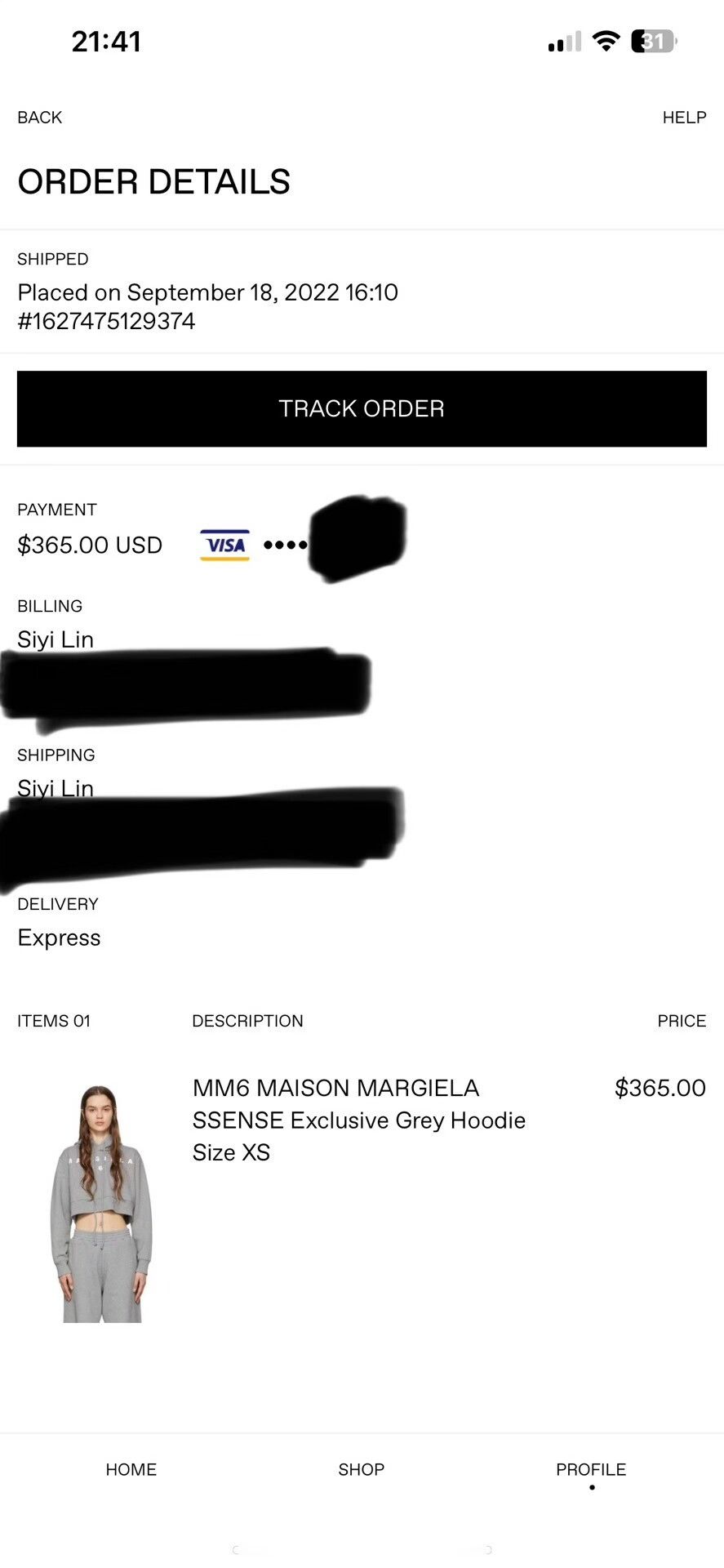 MM6 MM6 Maison Margiela Hooded Sweatshirt Size XS / US 0-2 / IT 36-38 - 5 Thumbnail