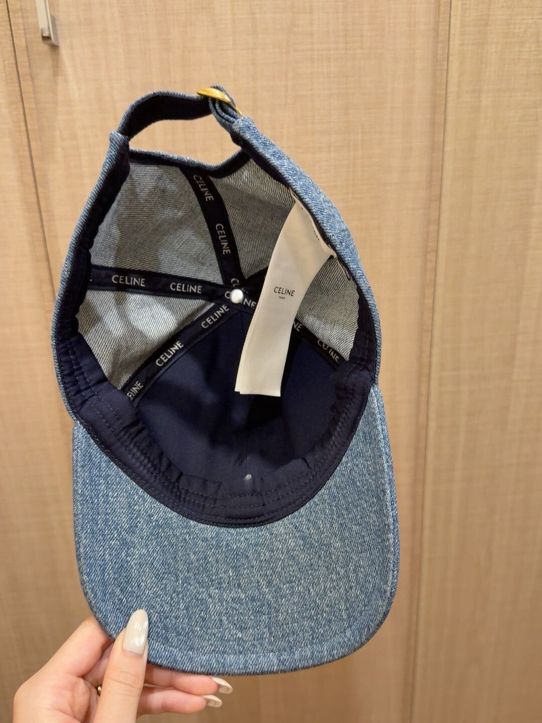 Celine Celine Denim Duckbill Cap Size M Size ONE SIZE - 3 Thumbnail