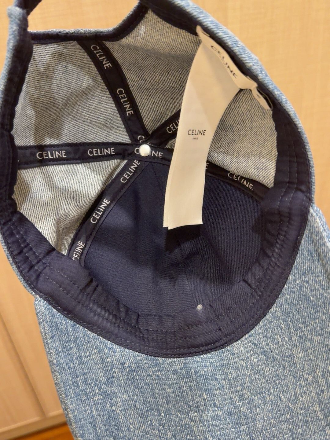 Celine Celine Denim Duckbill Cap Size M Size ONE SIZE - 4 Thumbnail