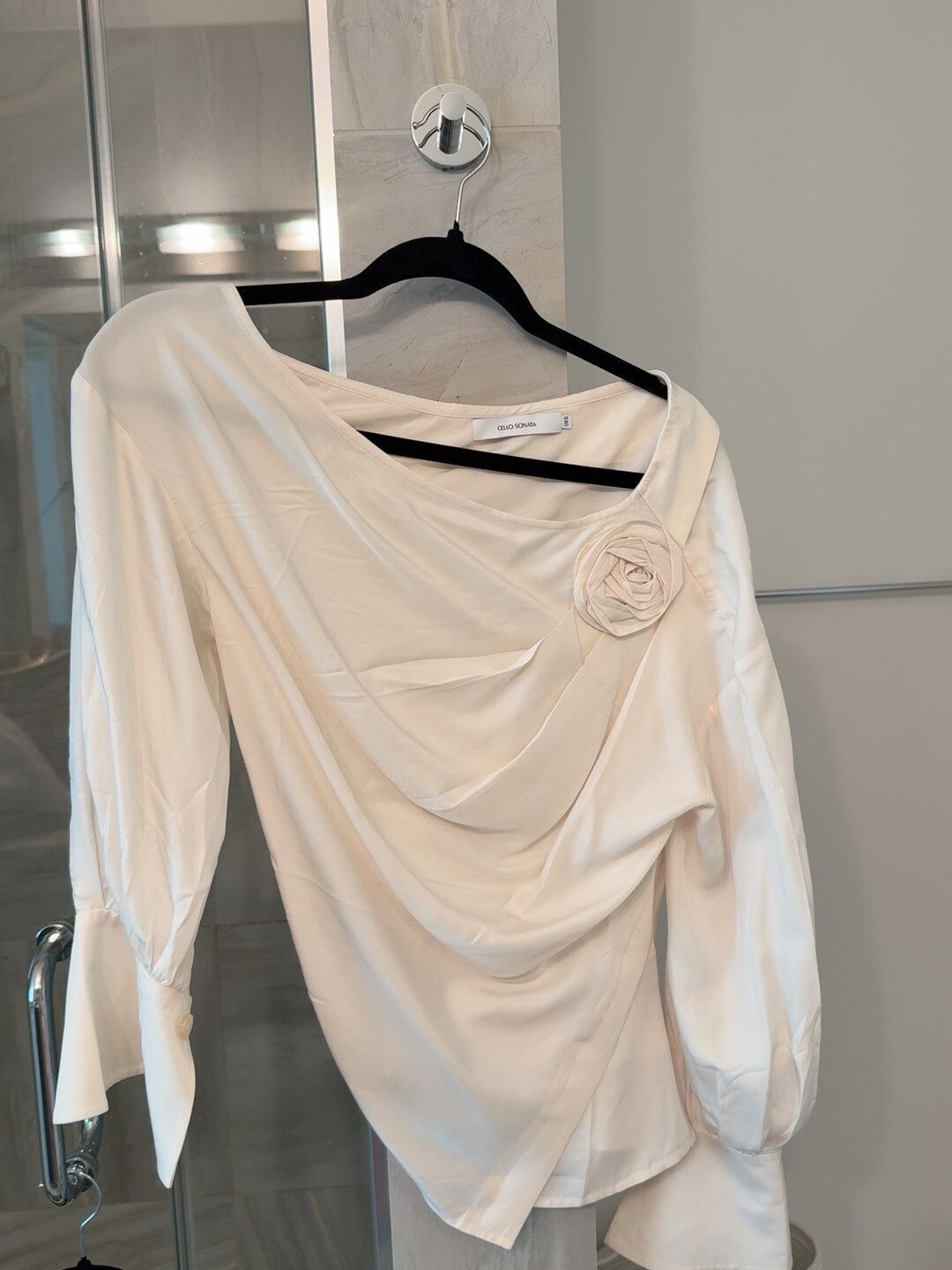 Celine Cello Sonata Beige Rose Blouse Size S / US 4 / IT 40 - 3 Thumbnail