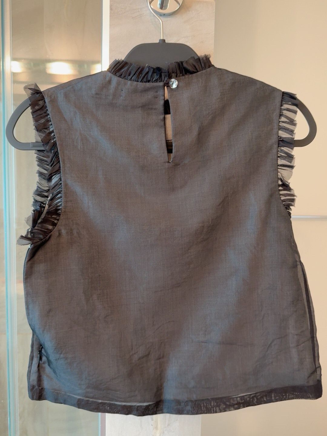 Marchesa Märchen Silk Lace Tank Top Size S / US 4 / IT 40 - 3 Thumbnail