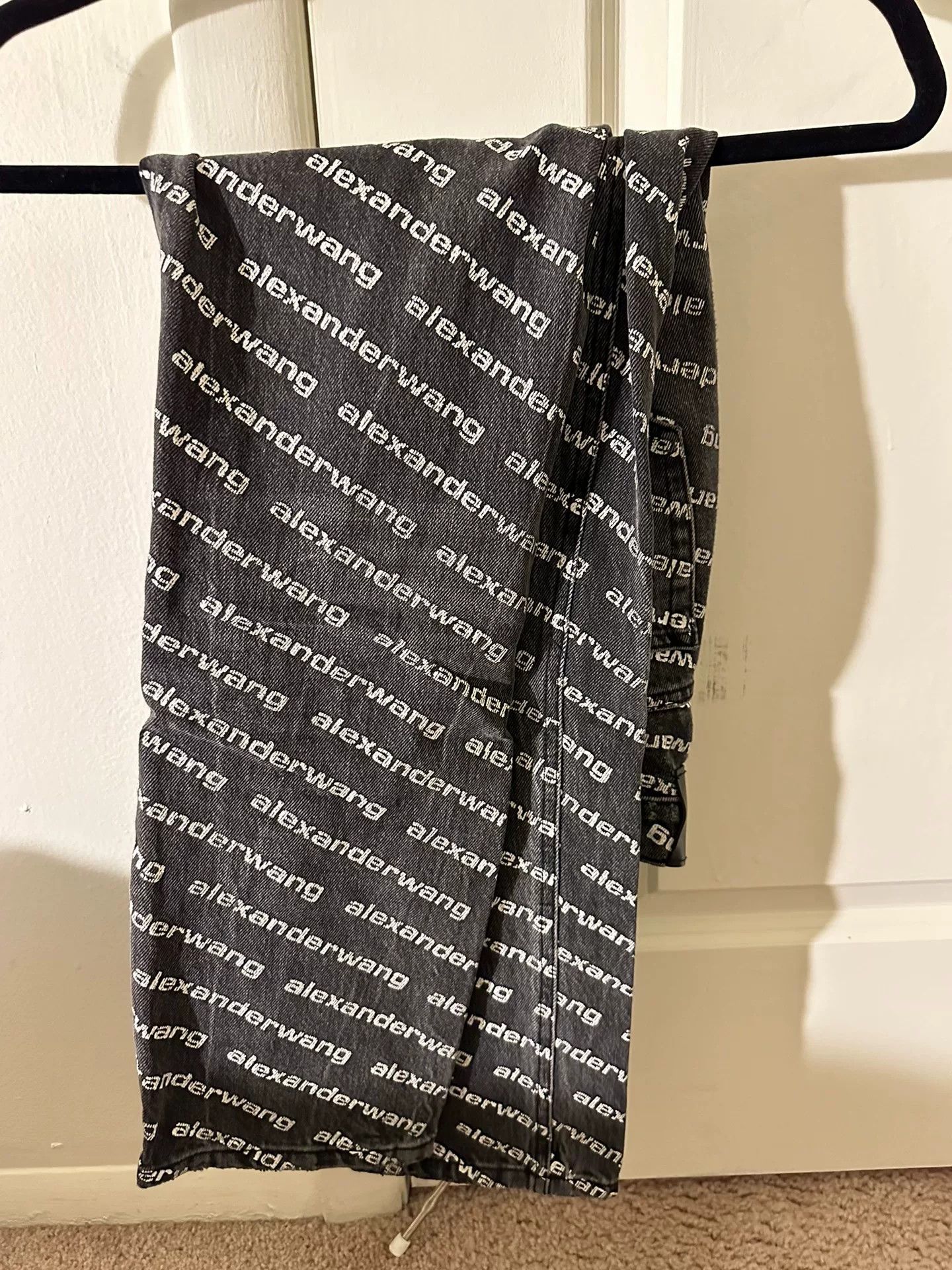 Alexander Wang Alexander Wang Logo Denim Jeans Size 24 Size 24" / US 00 / IT 34 - 2 Thumbnail