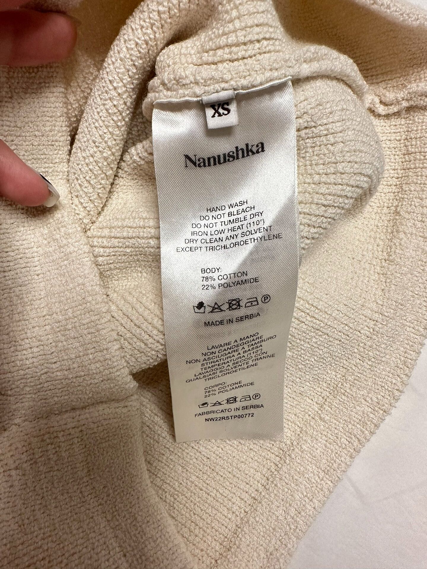 Nanushka Nanushka Strapless Knit Top in XS Size XS / US 0-2 / IT 36-38 - 4 Thumbnail