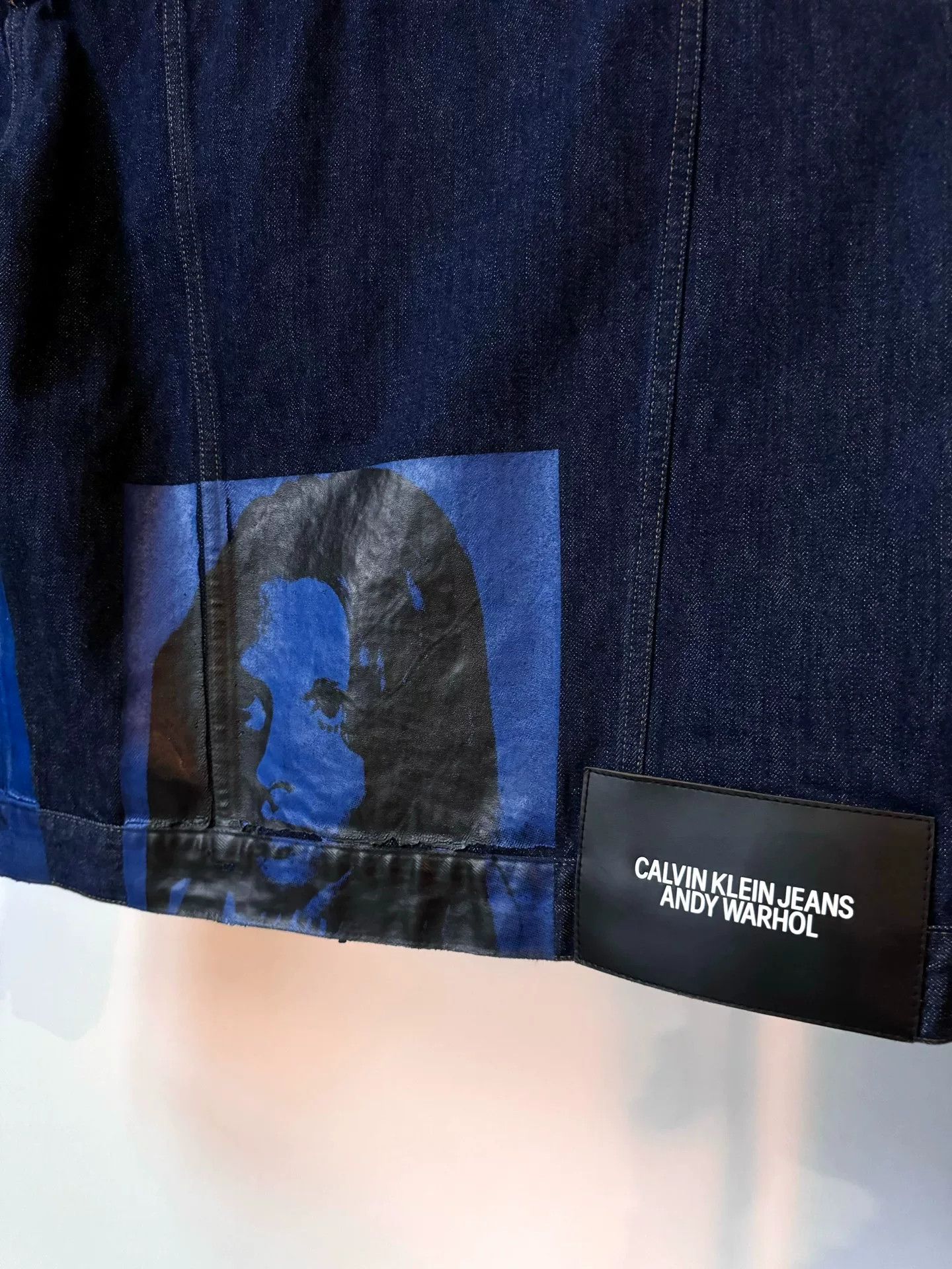 Calvin Klein 205W39NYC CALVIN KLEIN Denim Jacket with Graphic Print Size US L / EU 52-54 / 3 - 3 Thumbnail