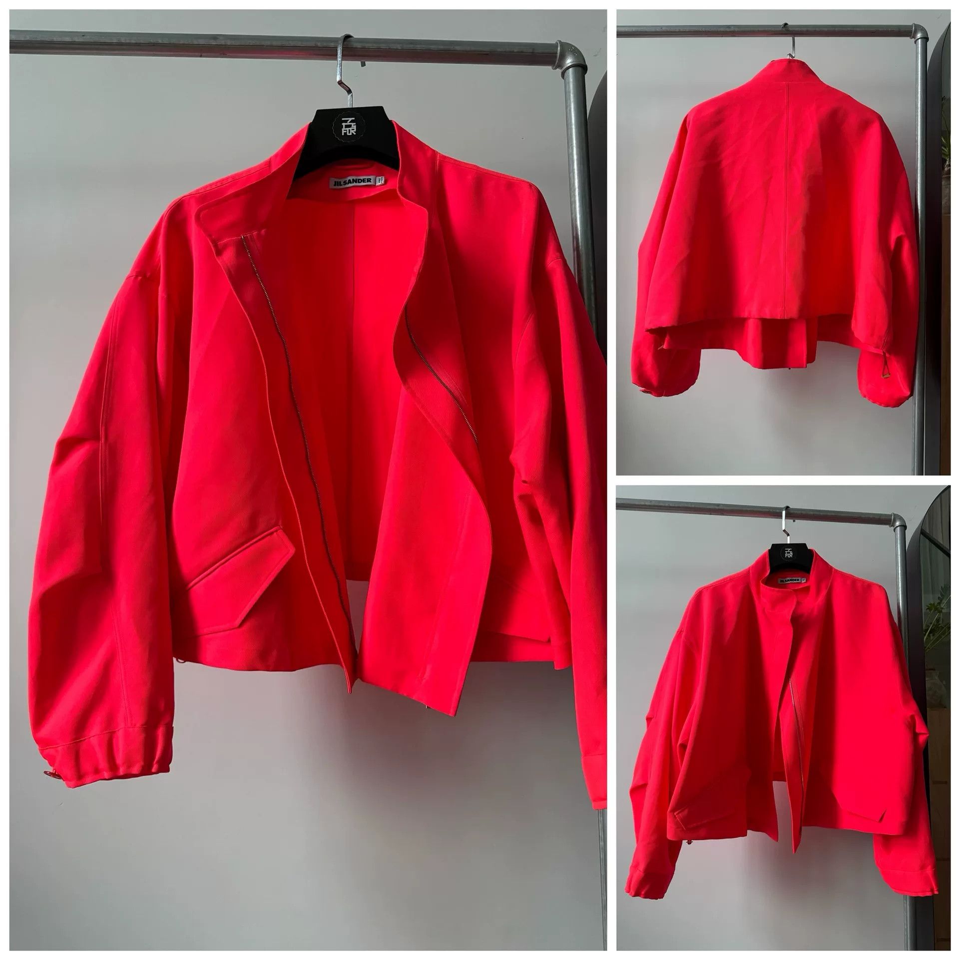 Jil Sander Jil Sander Coral Short Coat 2011 Collection Size XXS / US 00 / IT 34 - 2 Thumbnail