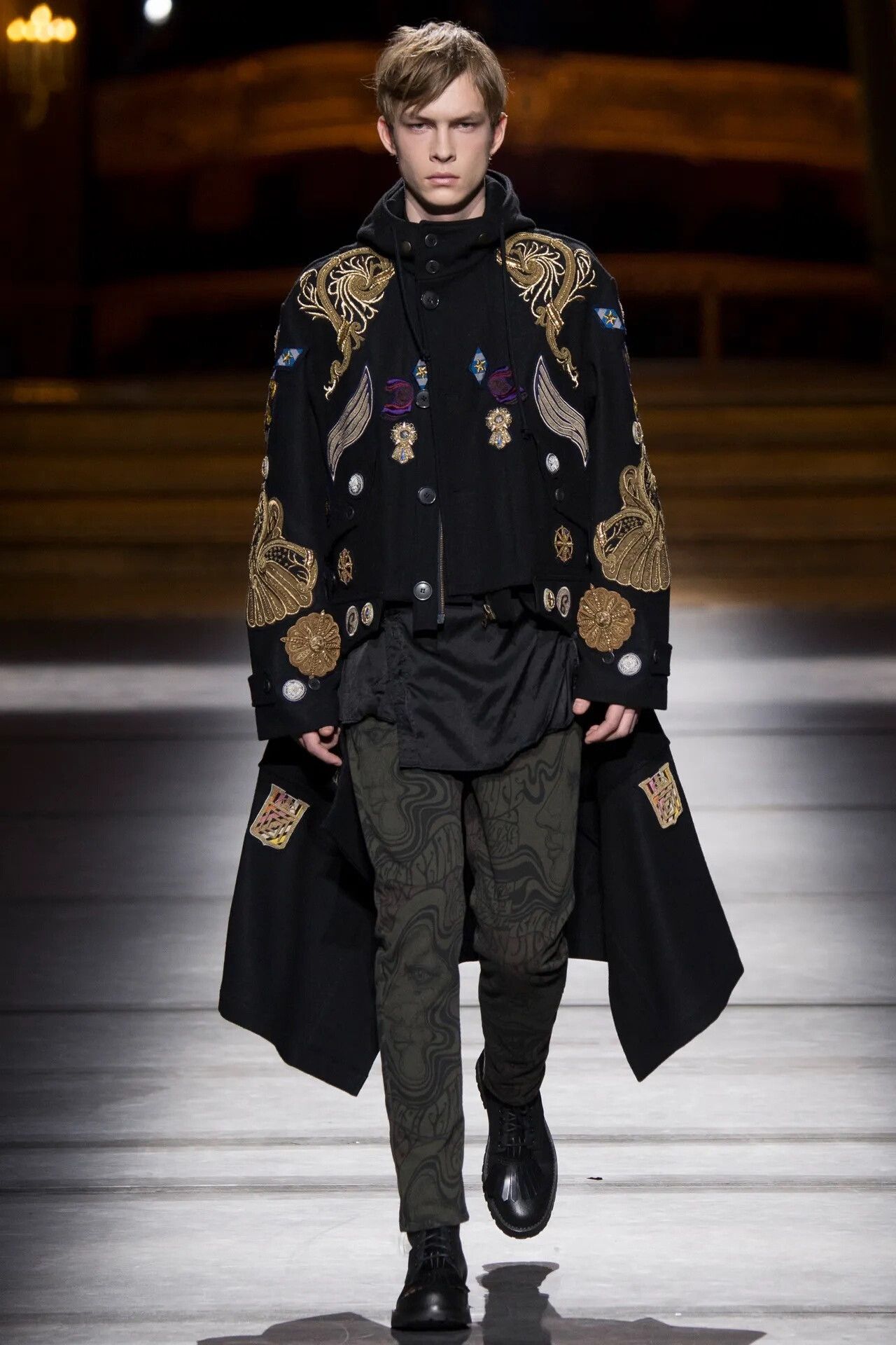 Dries Van Noten Dries Van Noten Wool Double-Breasted Coat Size M / US 6-8 / IT 42-44 - 8 Thumbnail
