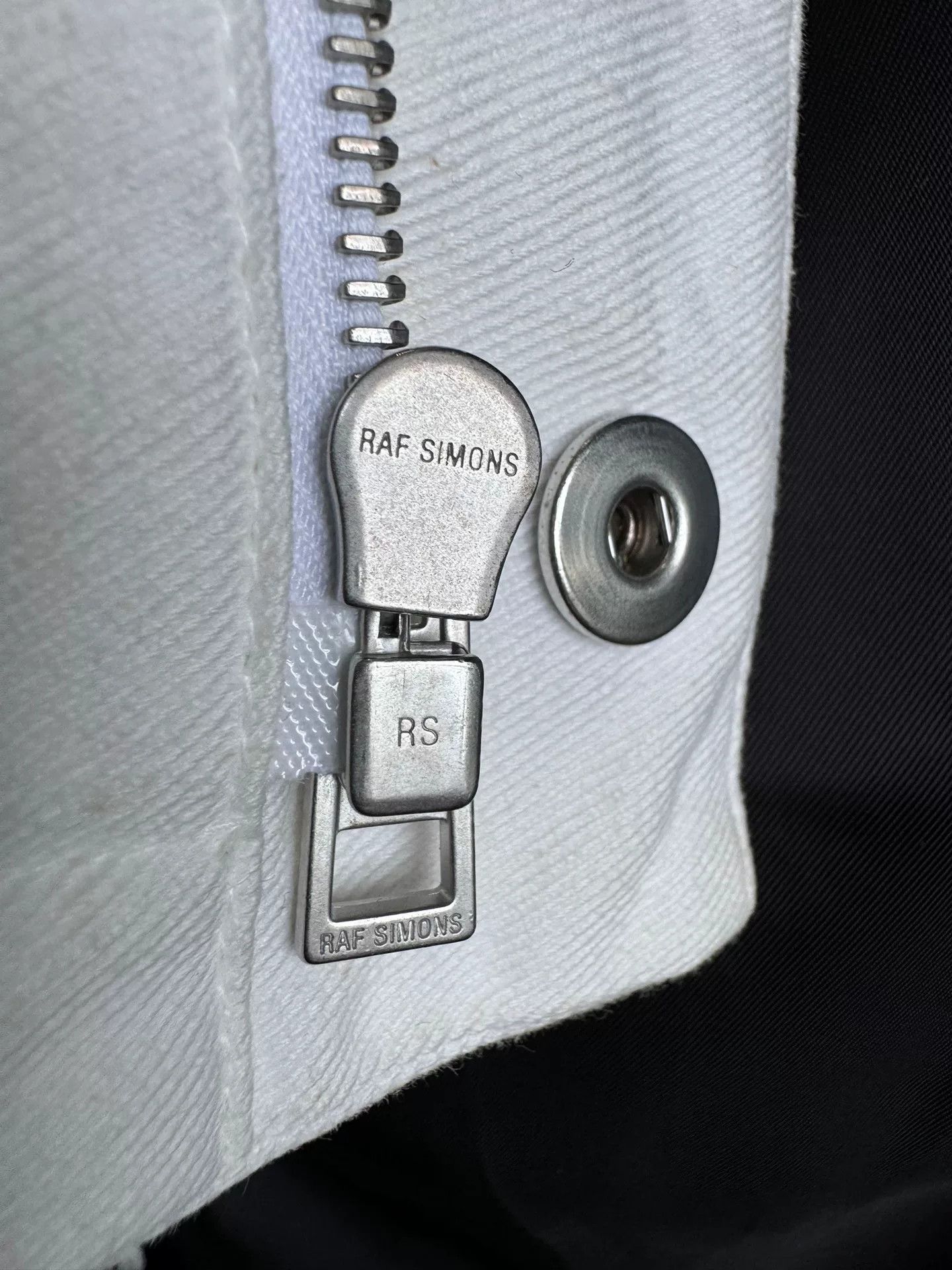 Raf Simons Raf Simons White Denim Hooded Jacket Size US S / EU 44-46 / 1 - 6 Thumbnail