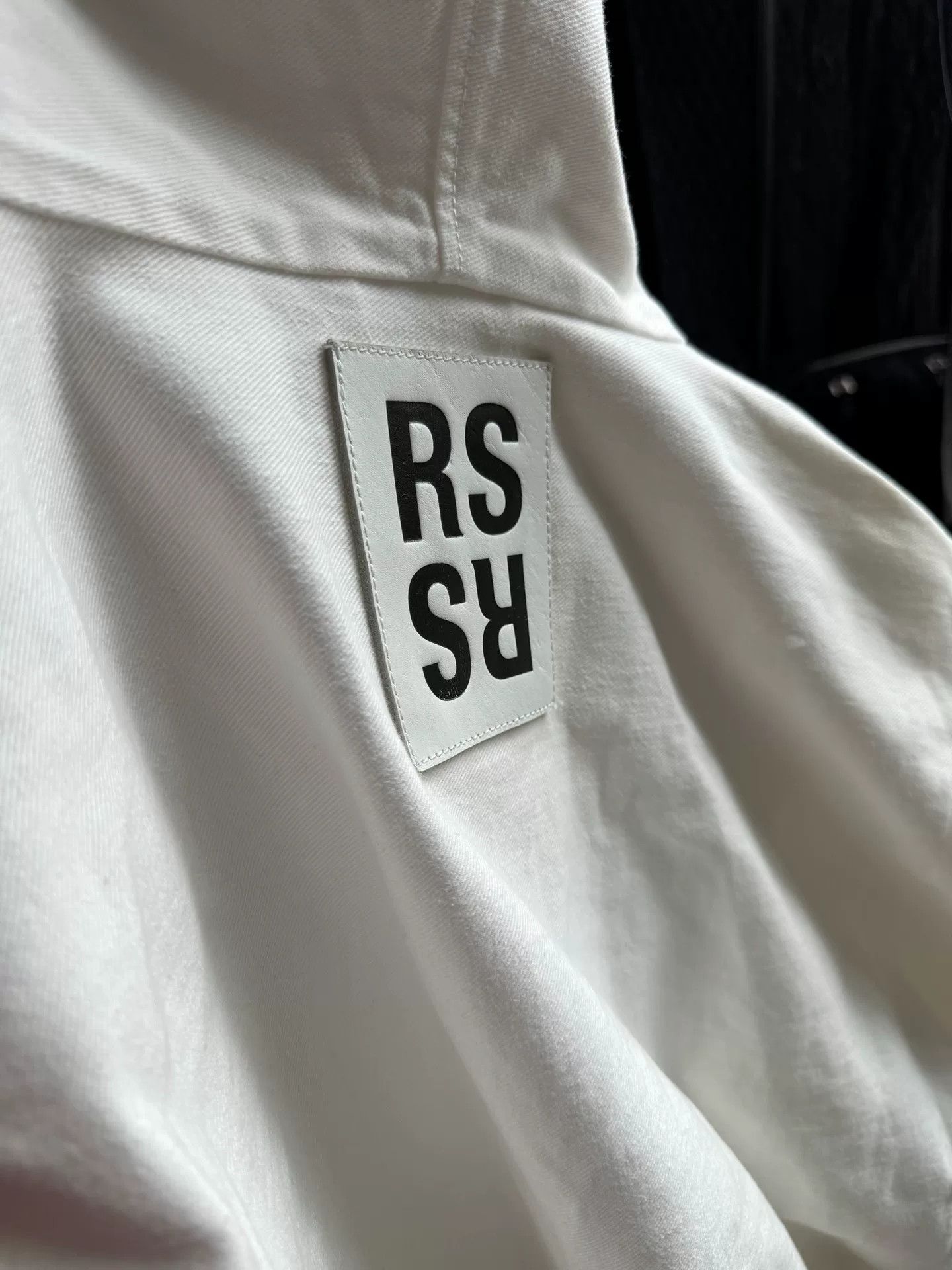 Raf Simons Raf Simons White Denim Hooded Jacket Size US S / EU 44-46 / 1 - 4 Thumbnail