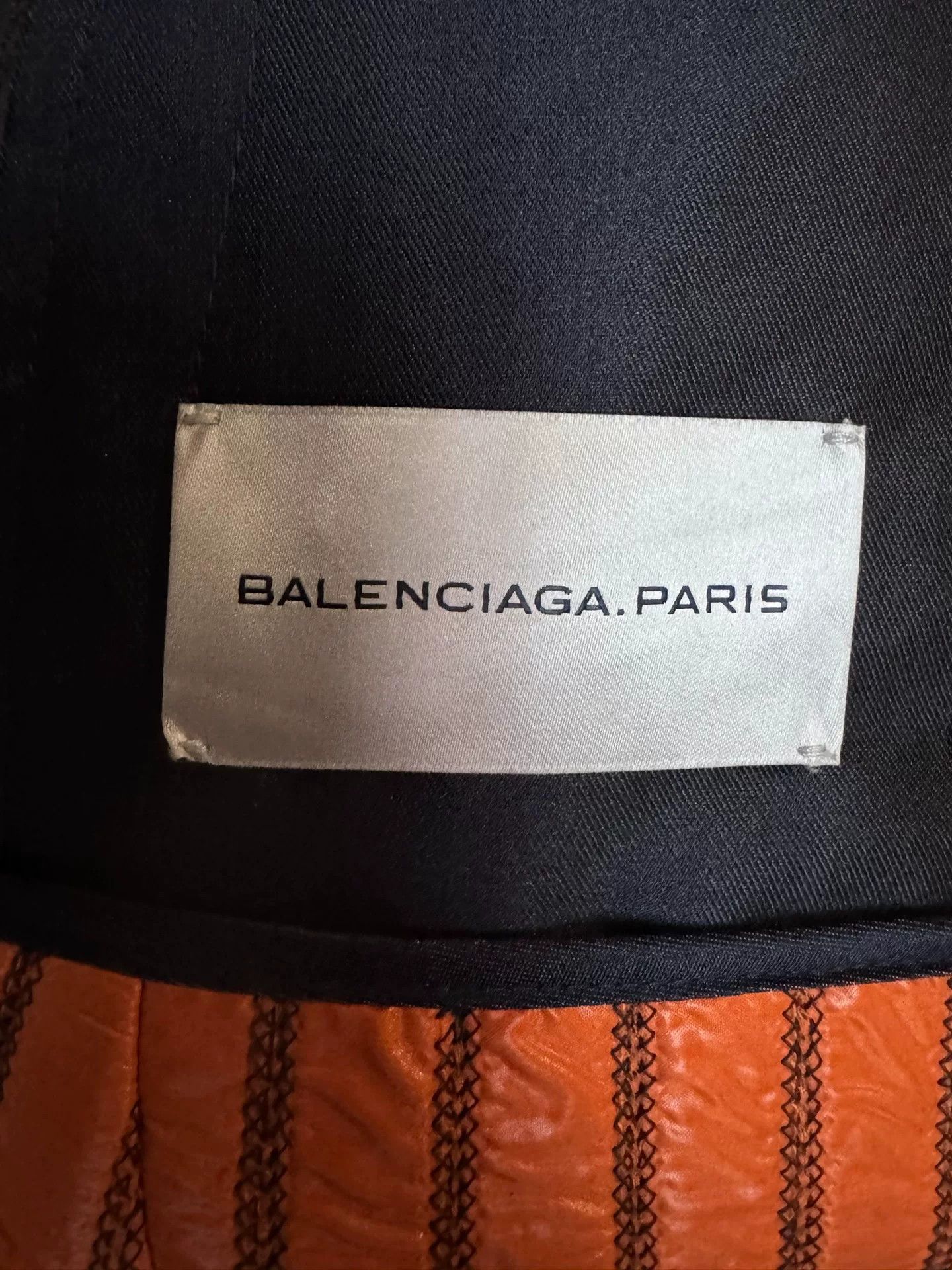 Balenciaga Balenciaga Orange Quilted Jacket Size US M / EU 48-50 / 2 - 6 Thumbnail