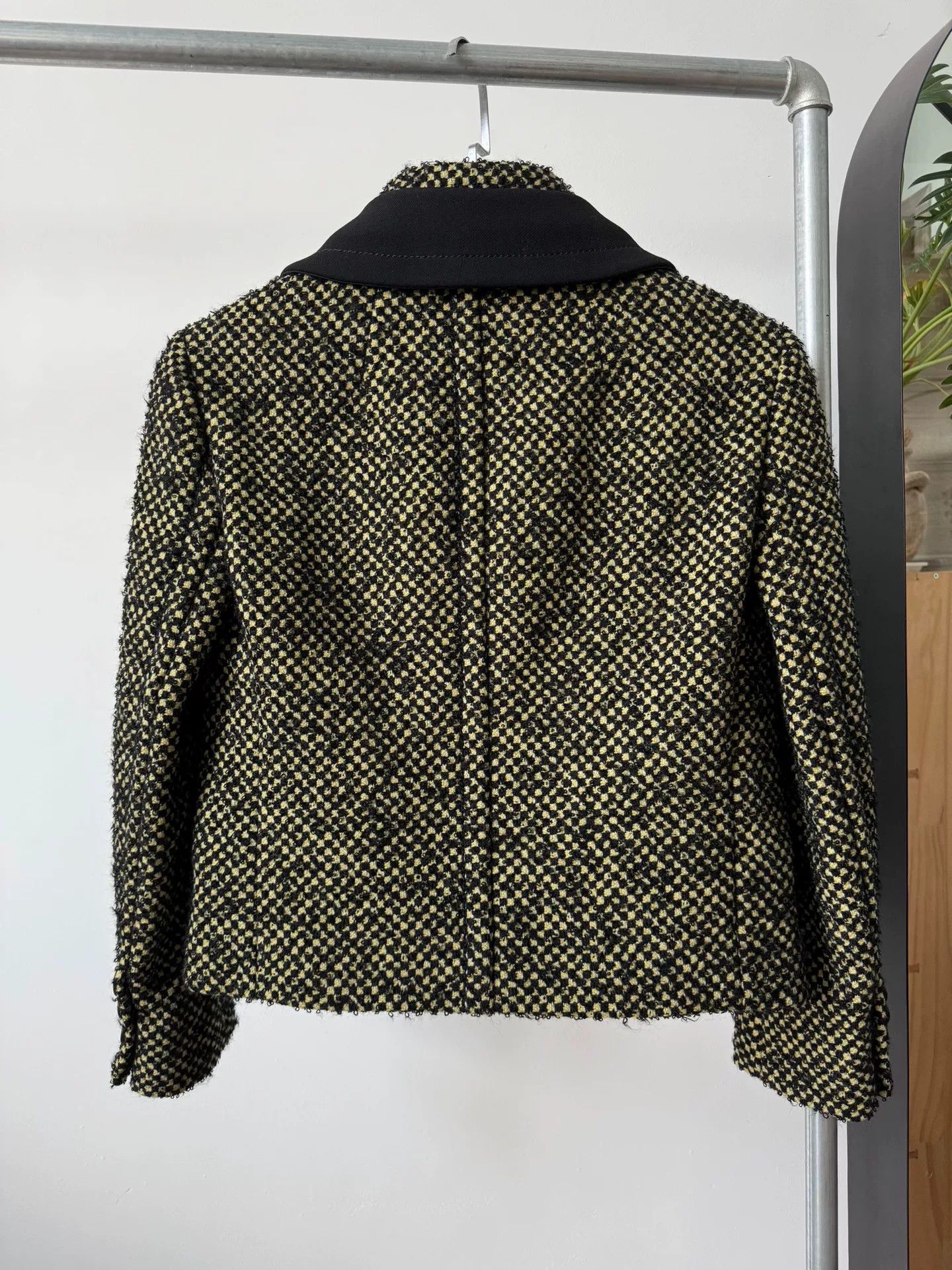 Prada Prada Wool Jacquard Short Coat Size S / US 4 / IT 40 - 2 Thumbnail