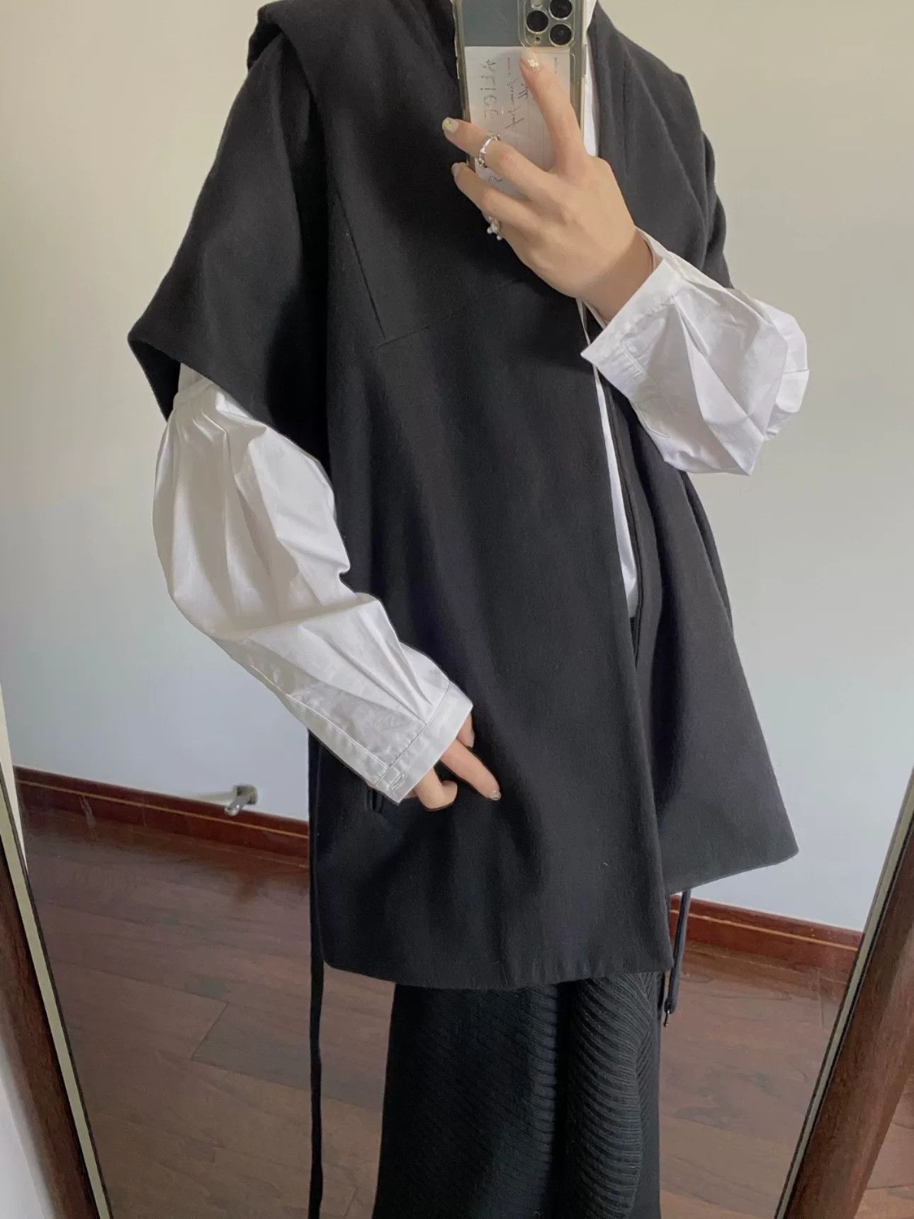 Ann Demeulemeester Ann Demeulemeester Wool Sleeveless Coat Size S / US 4 / IT 40 - 5 Thumbnail