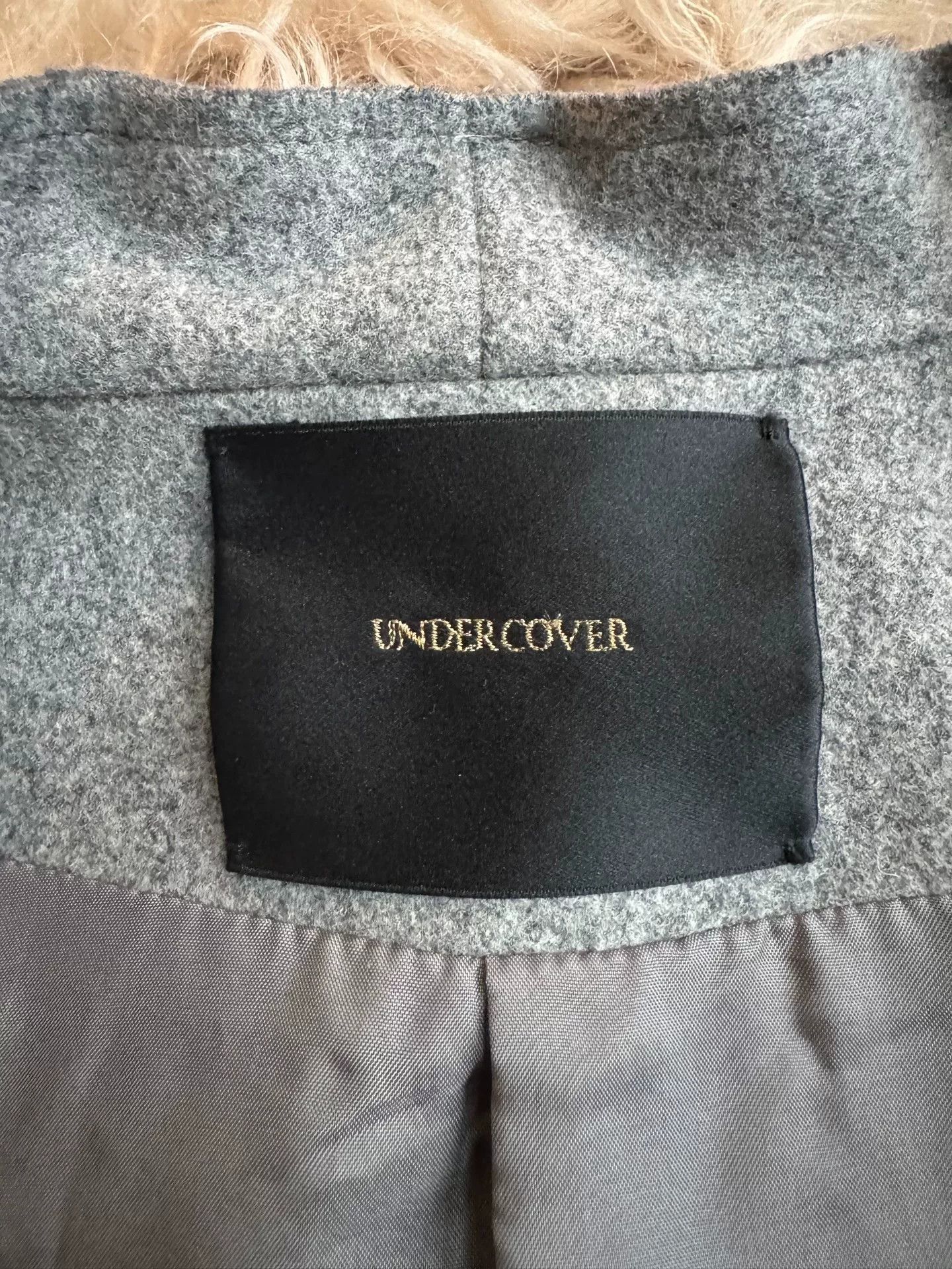 Undercover UNDERCOVER Wool Short Coat with Fur Collar Size S / US 4 / IT 40 - 5 Thumbnail