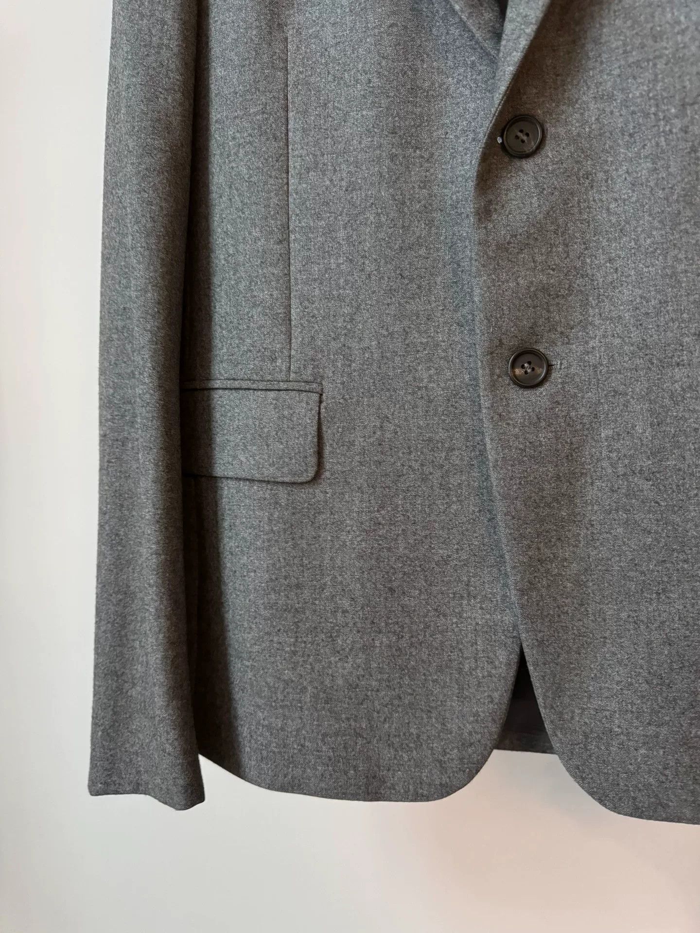 Miu Miu Miu Miu Gray Wool Blazer Size US M / EU 48-50 / 2 - 2 Thumbnail
