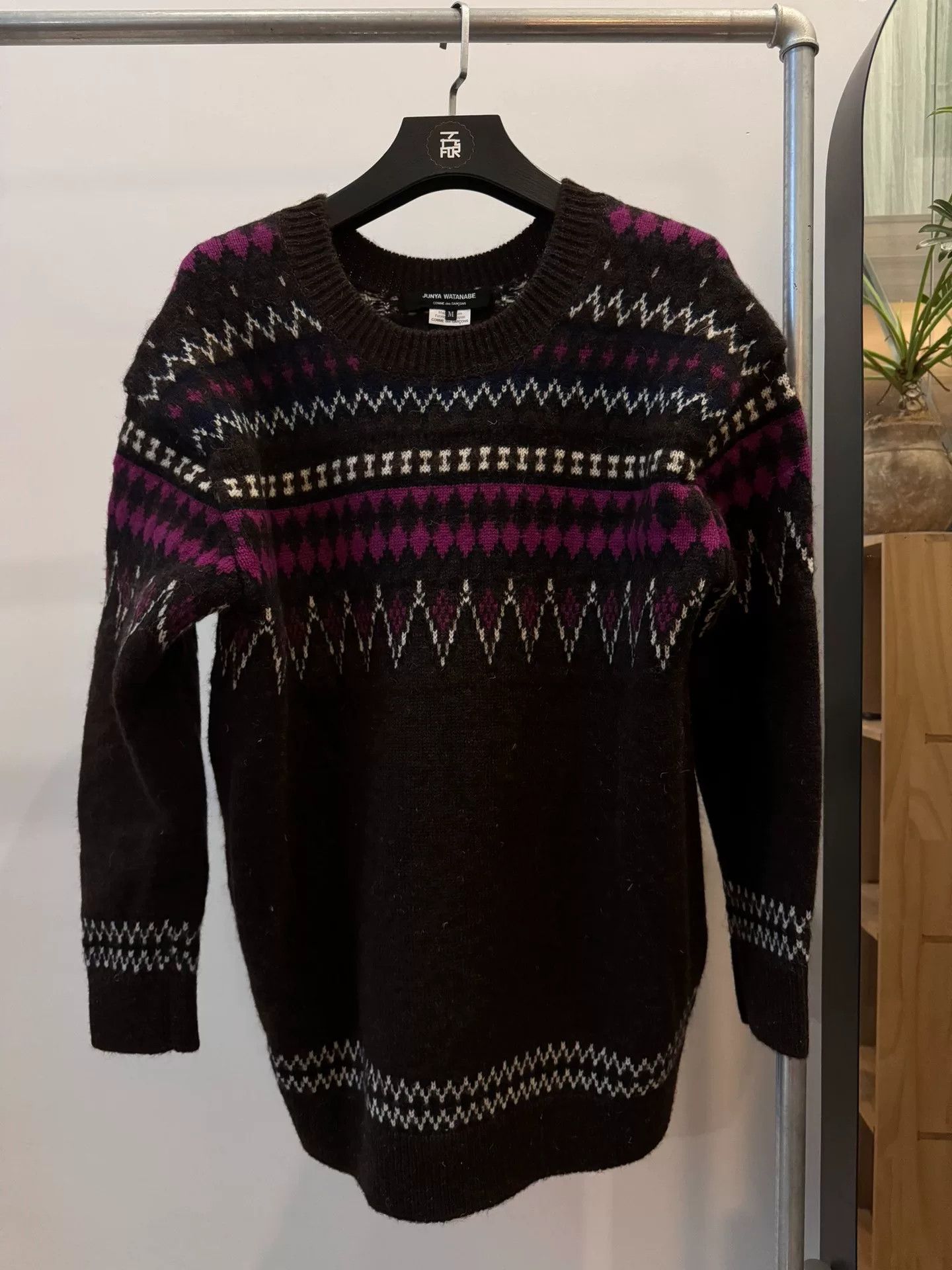 Junya Watanabe Junya Watanabe AW18 Fair Isle Sweater Size M / US 6-8 / IT 42-44 - 2 Thumbnail