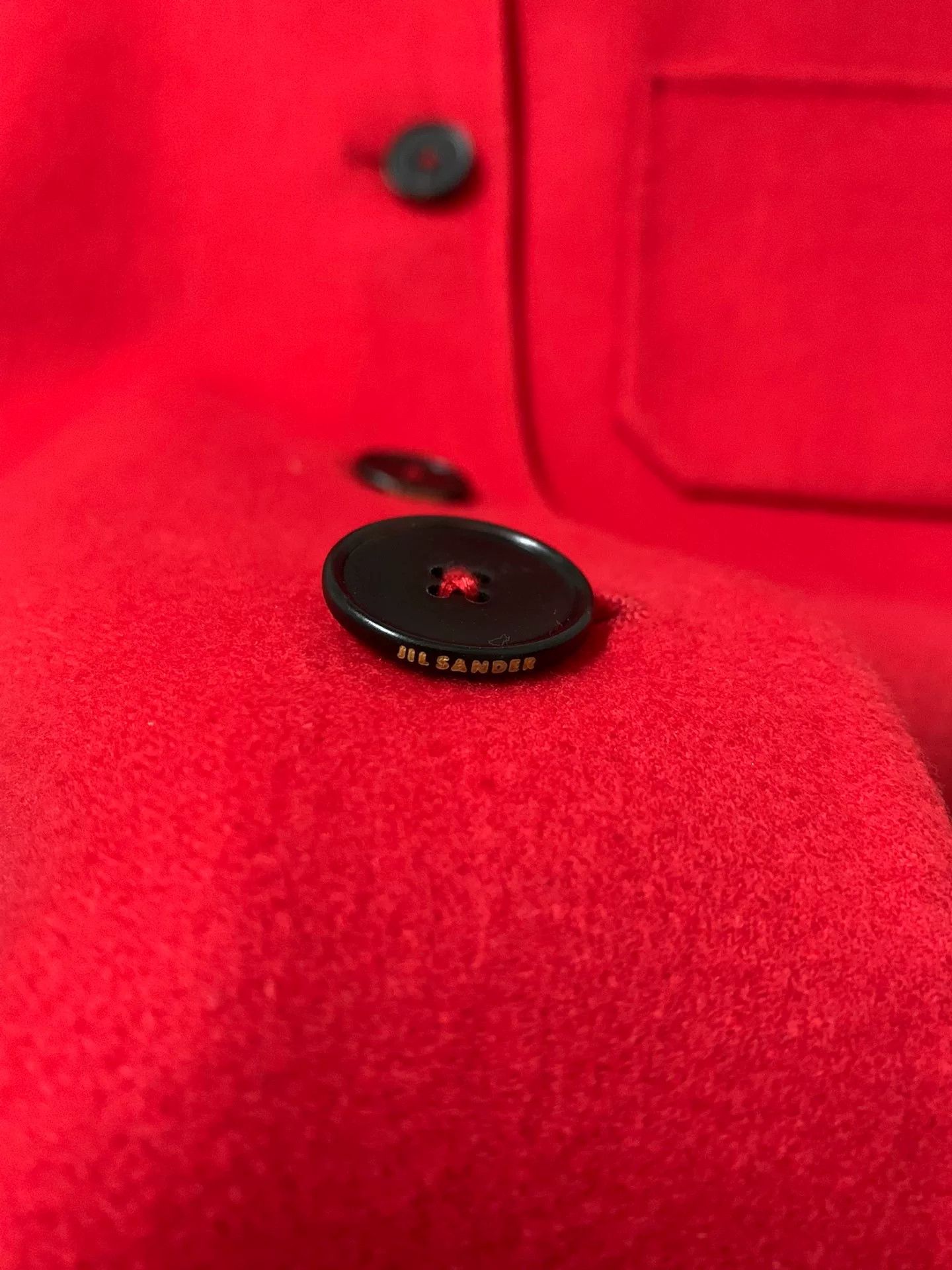 Jil Sander Jil Sander AW17 Red Cashmere Coat Size S / US 4 / IT 40 - 4 Thumbnail