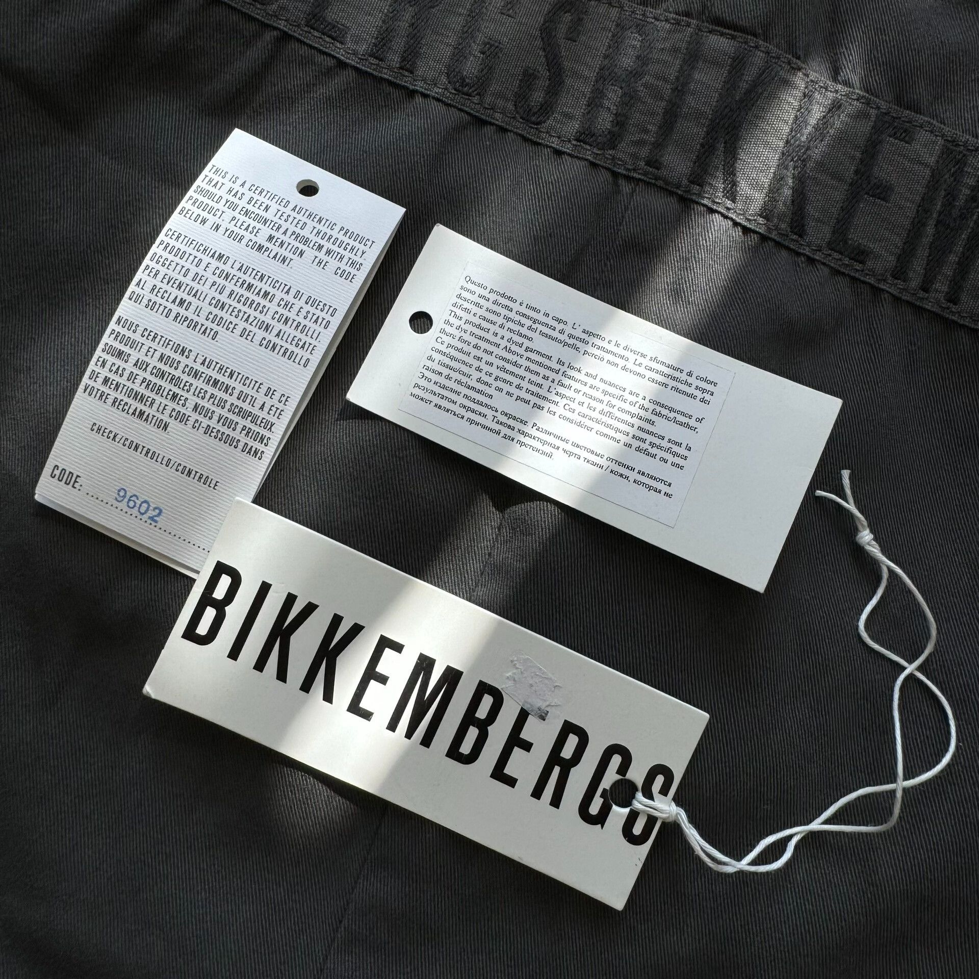 Dirk Bikkembergs DIRK BIKKEMBERGS Washable Hunting Jacket Size US S / EU 44-46 / 1 - 3 Thumbnail