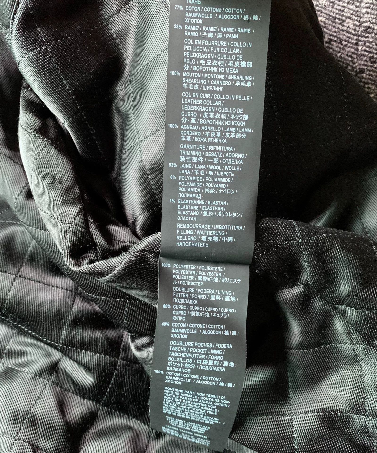 Saint Laurent Paris Saint Laurent Wool-Lined Jacket AW19 Size US S / EU 44-46 / 1 - 6 Thumbnail
