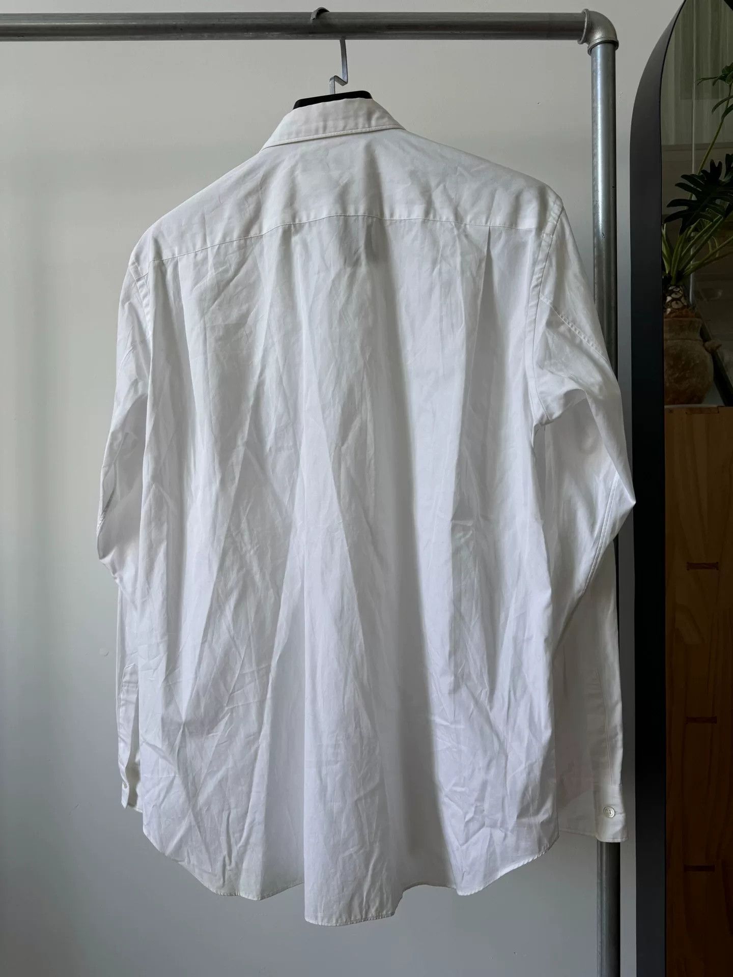 Comme des Garcons Comme des Garçons Homme Plus White Shirt Size L / US 10 / IT 46 - 4 Thumbnail