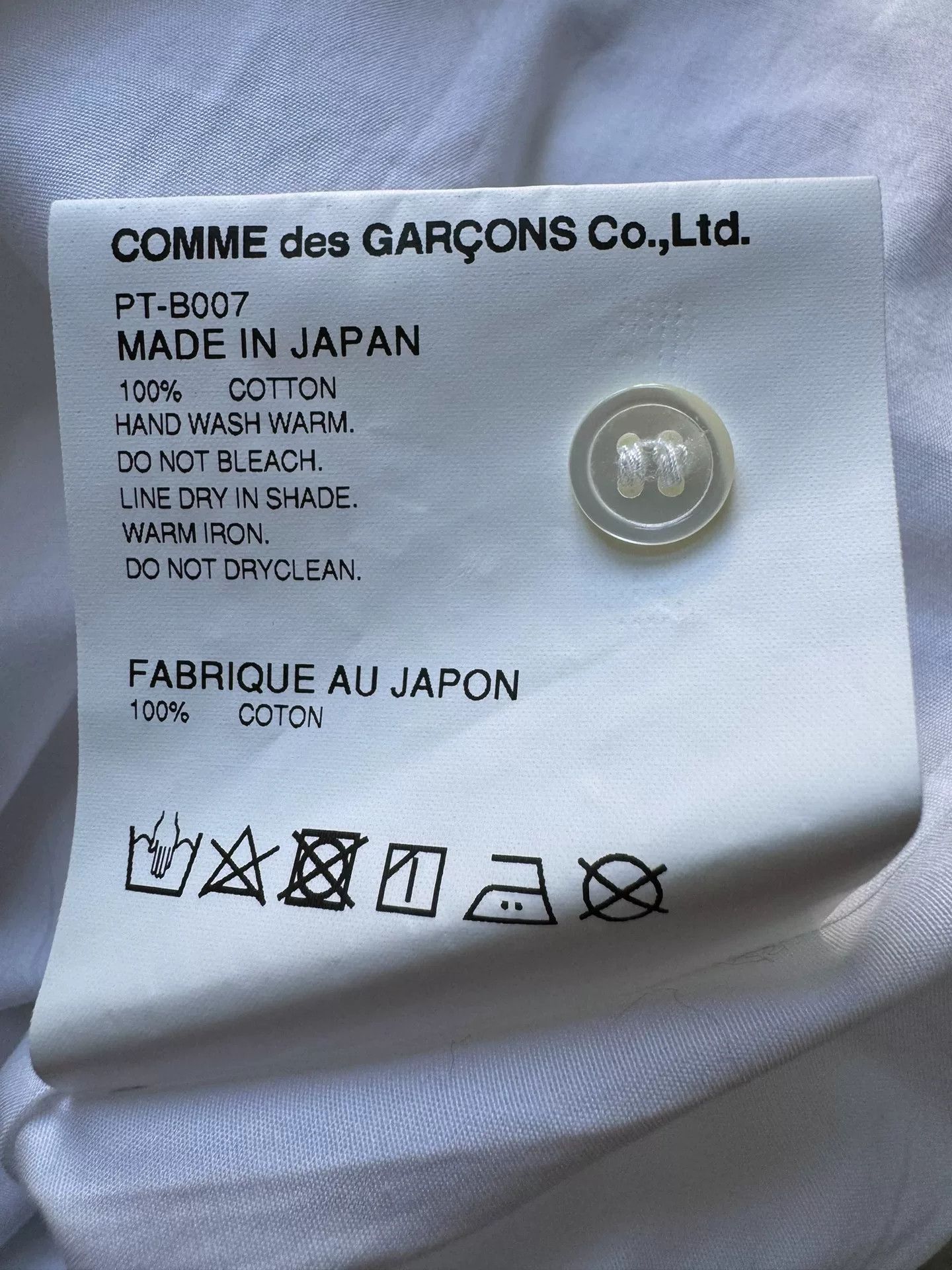 Comme des Garcons Comme des Garçons Homme Plus White Shirt Size L / US 10 / IT 46 - 6 Thumbnail