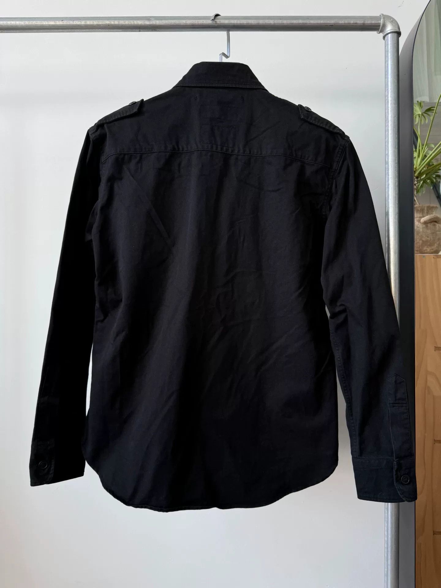 CABANE de ZUCCa Zucca Black Military Shirt Jacket Size US M / EU 48-50 / 2 - 2 Thumbnail