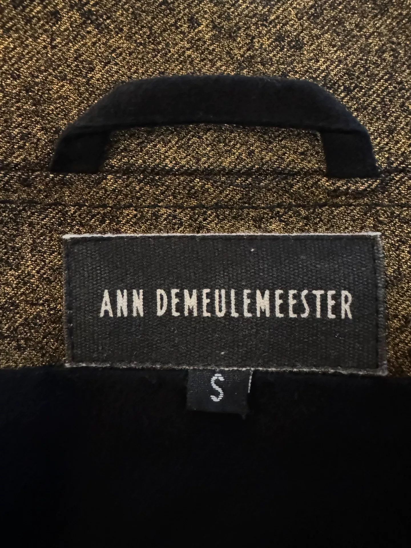 Ann Demeulemeester Ann Demeulemeester Black Gold Vest Size US S / EU 44-46 / 1 - 4 Thumbnail