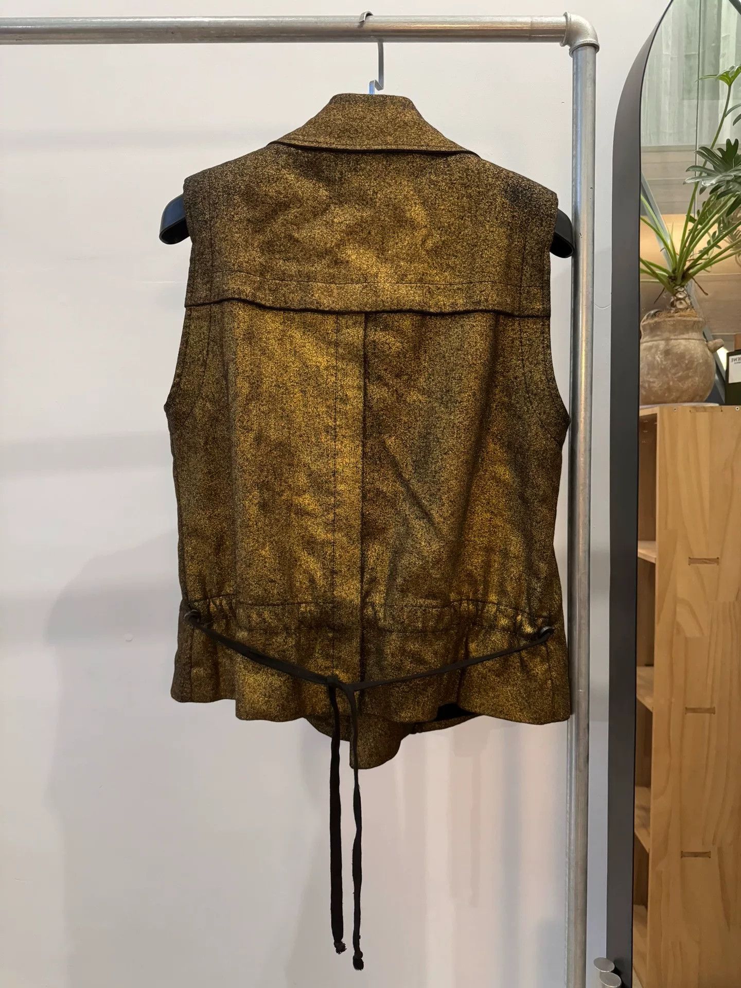 Ann Demeulemeester Ann Demeulemeester Black Gold Vest Size US S / EU 44-46 / 1 - 3 Thumbnail