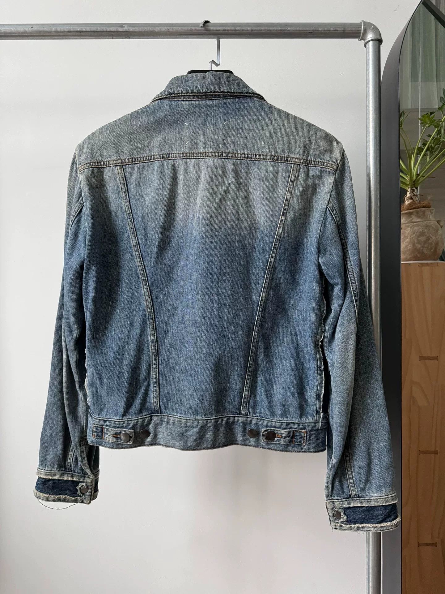 Maison Margiela Maison Margiela SS18 Distressed Denim Jacket Size US XXS / EU 40 - 2 Thumbnail