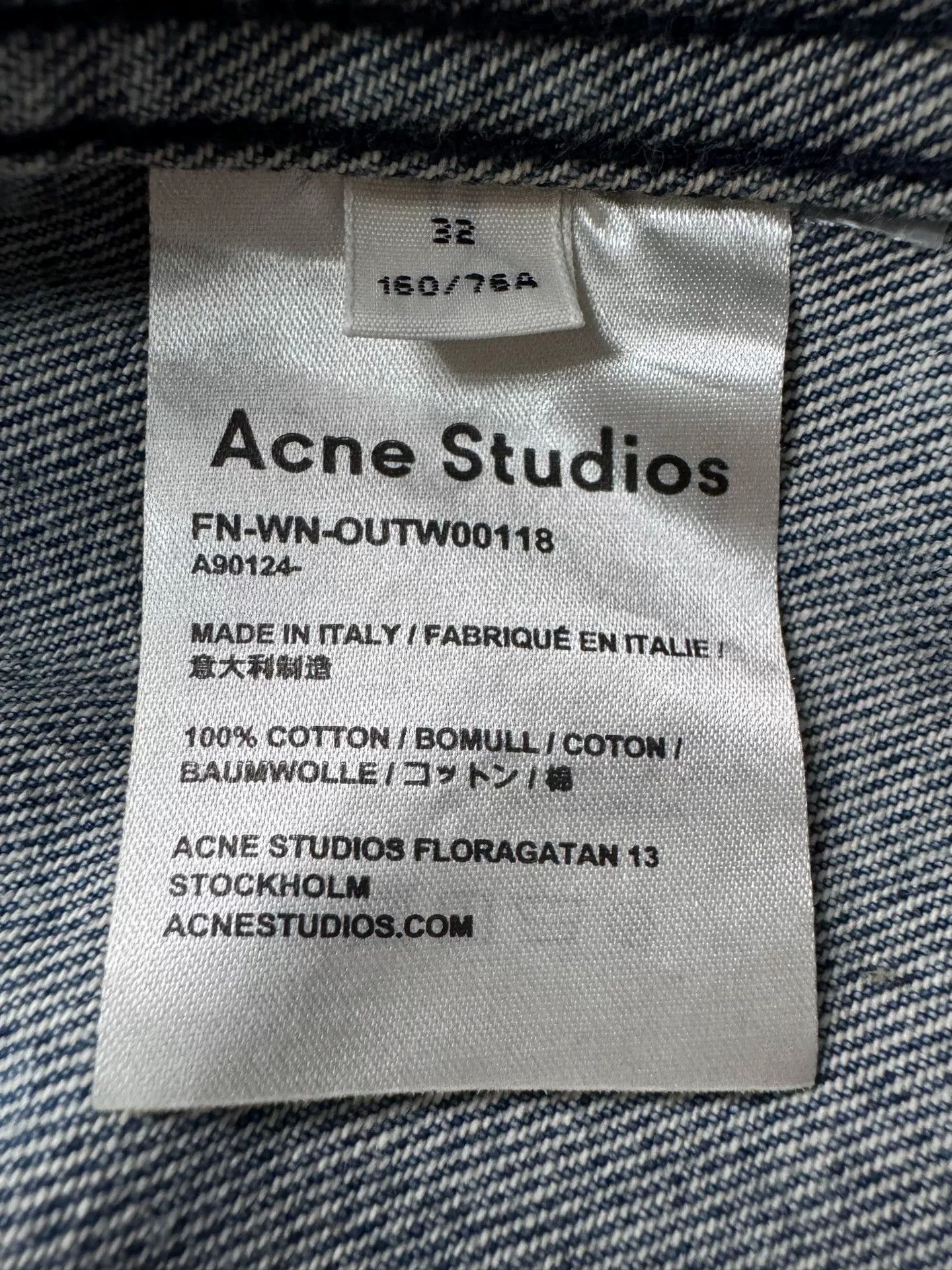 Acne Studios Acne Studios Oversized Denim Jacket Size US M / EU 48-50 / 2 - 6 Thumbnail