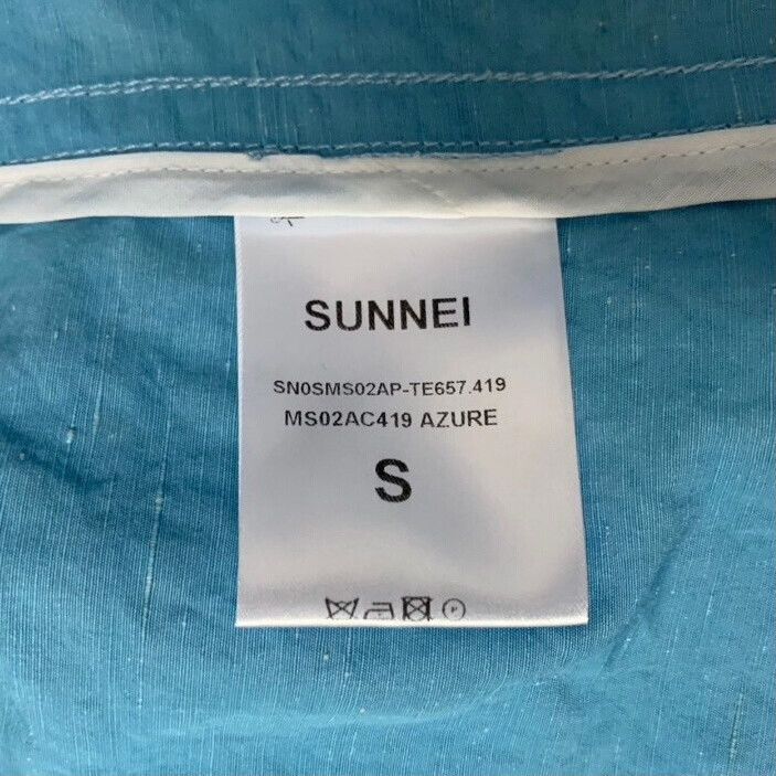 Sunnei Sunnei SS20 Light Blue Dress Shirt Size S / US 4 / IT 40 - 3 Thumbnail