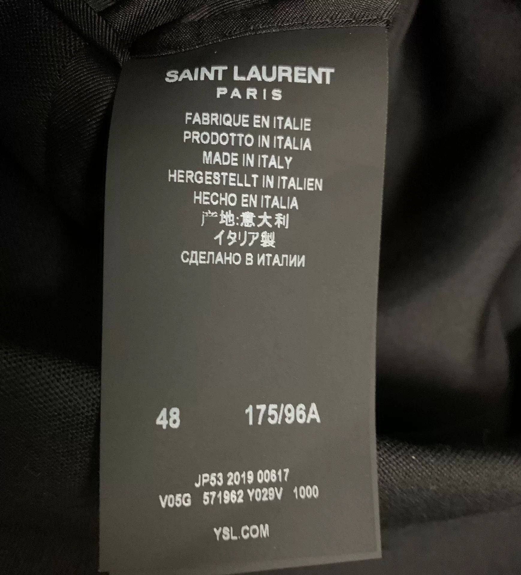 Yves Saint Laurent Saint Laurent Wool Blazer Jacket Size US M / EU 48-50 / 2 - 6 Thumbnail