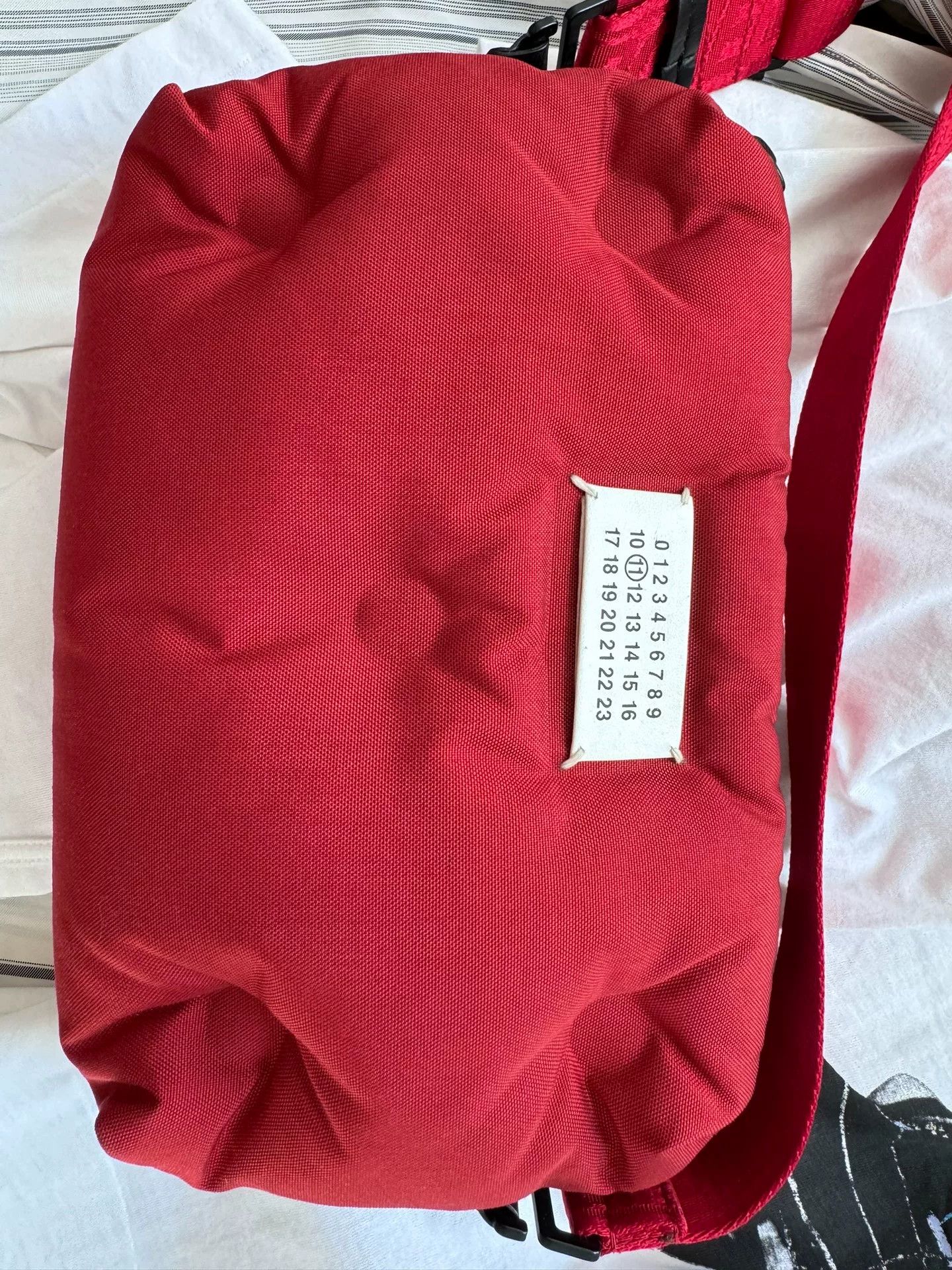 Maison Margiela Maison Margiela Red Canvas Shoulder Bag Size ONE SIZE - 3 Thumbnail