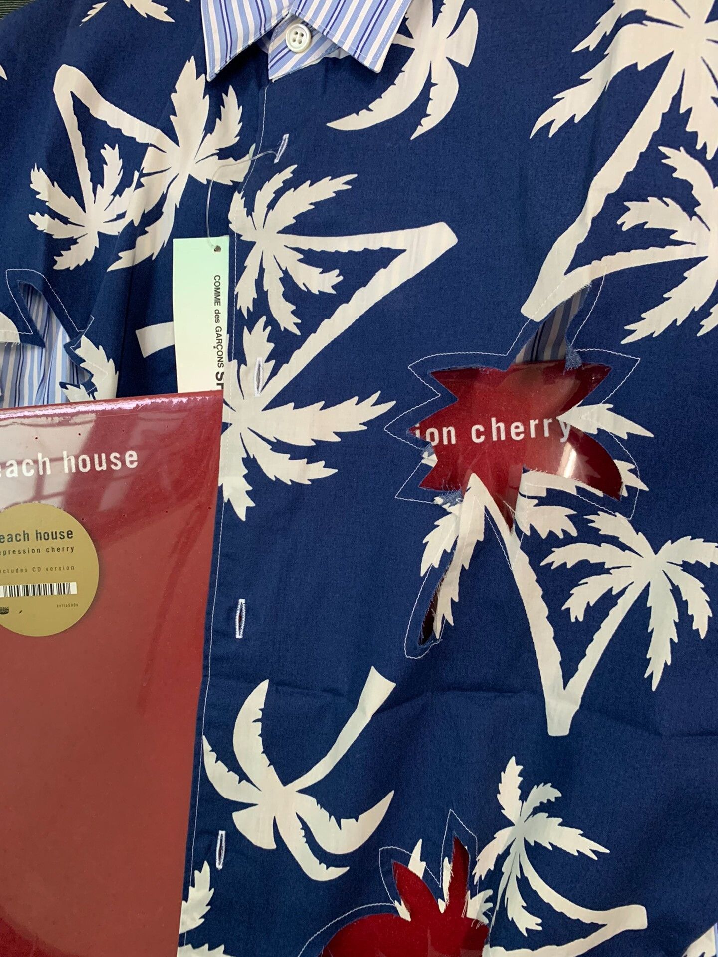 Comme des Garcons Comme des Garçons Shirt with Palm Print Size US M / EU 48-50 / 2 - 2 Thumbnail