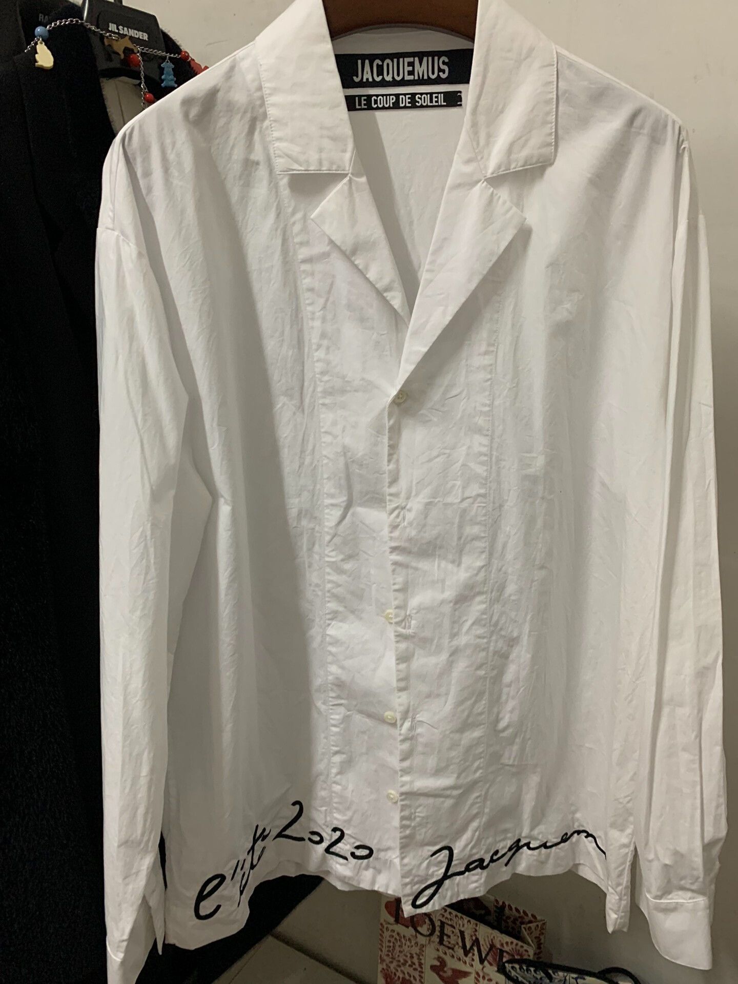 Jacquemus Jacquemus Handwritten Letter Shirt SS20 Size US M / EU 48-50 / 2 - 2 Thumbnail