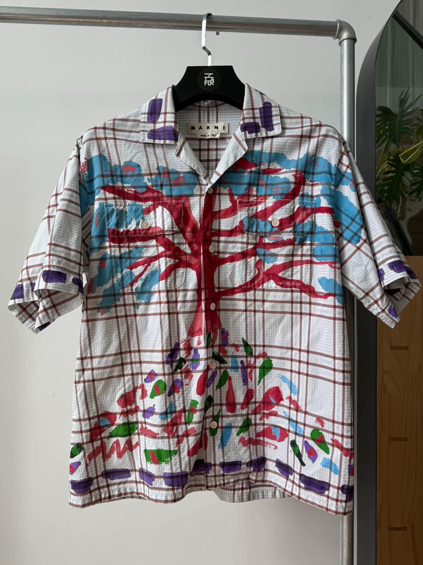 Marni Marni SS20 Colorful Graffiti Shirt Size US M / EU 48-50 / 2 - 2 Thumbnail