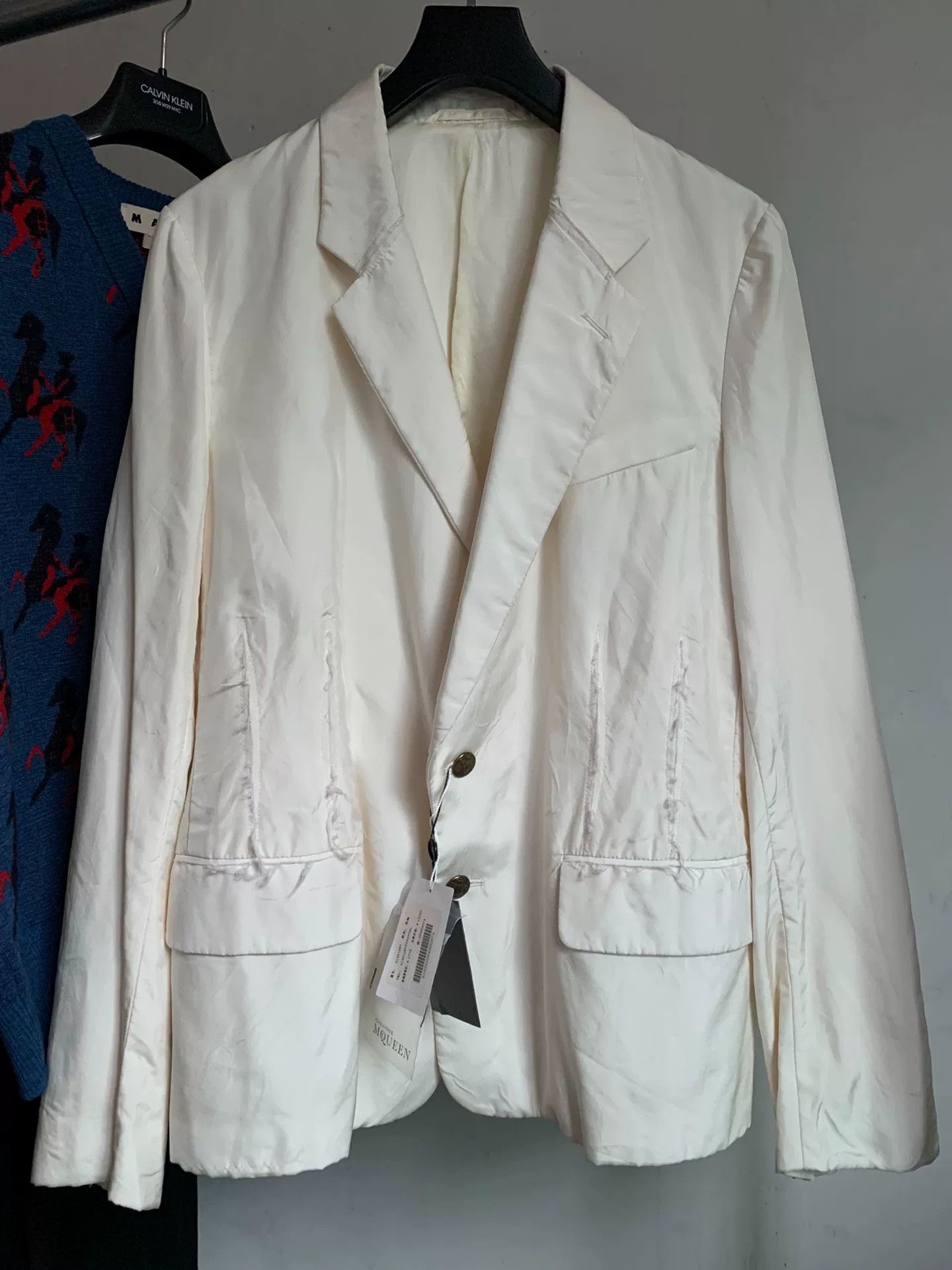 Alexander McQueen Alexander McQueen Silk Blazer 2014 Collection Size XXL / US 16-18 / IT 52-54 - 2 Thumbnail