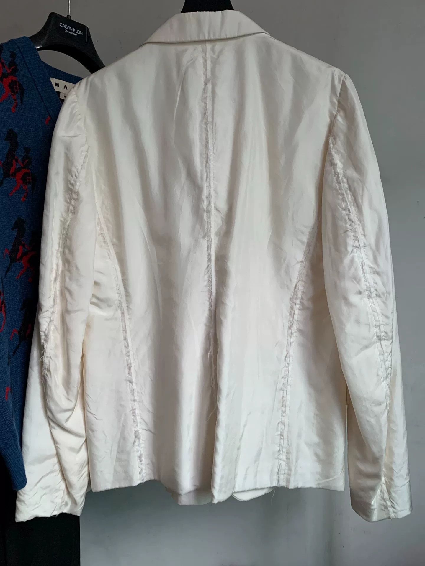 Alexander McQueen Alexander McQueen Silk Blazer 2014 Collection Size XXL / US 16-18 / IT 52-54 - 3 Thumbnail