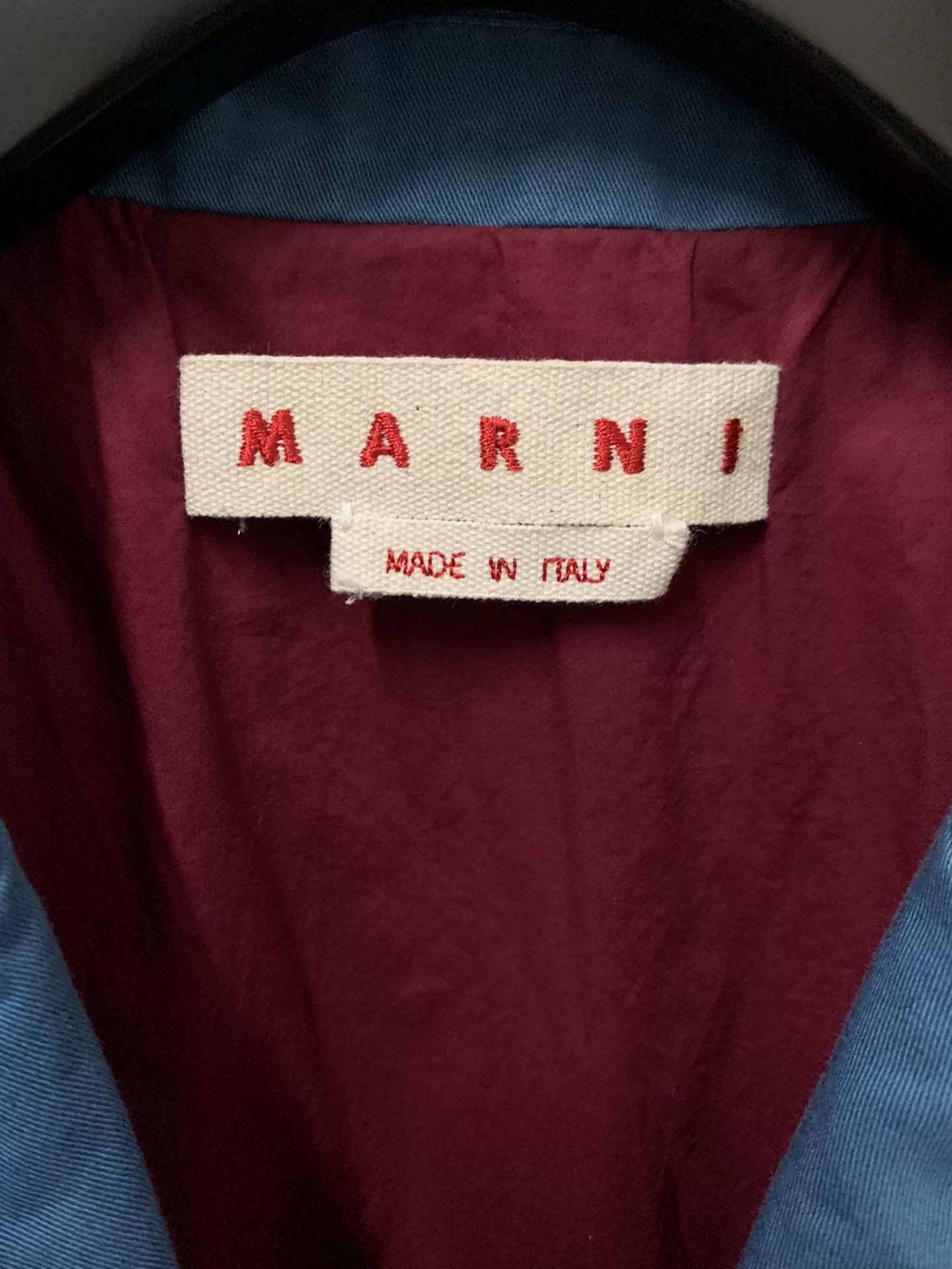 Marni Vintage Baby Blue Work Jacket by Marni Size US M / EU 48-50 / 2 - 2 Thumbnail
