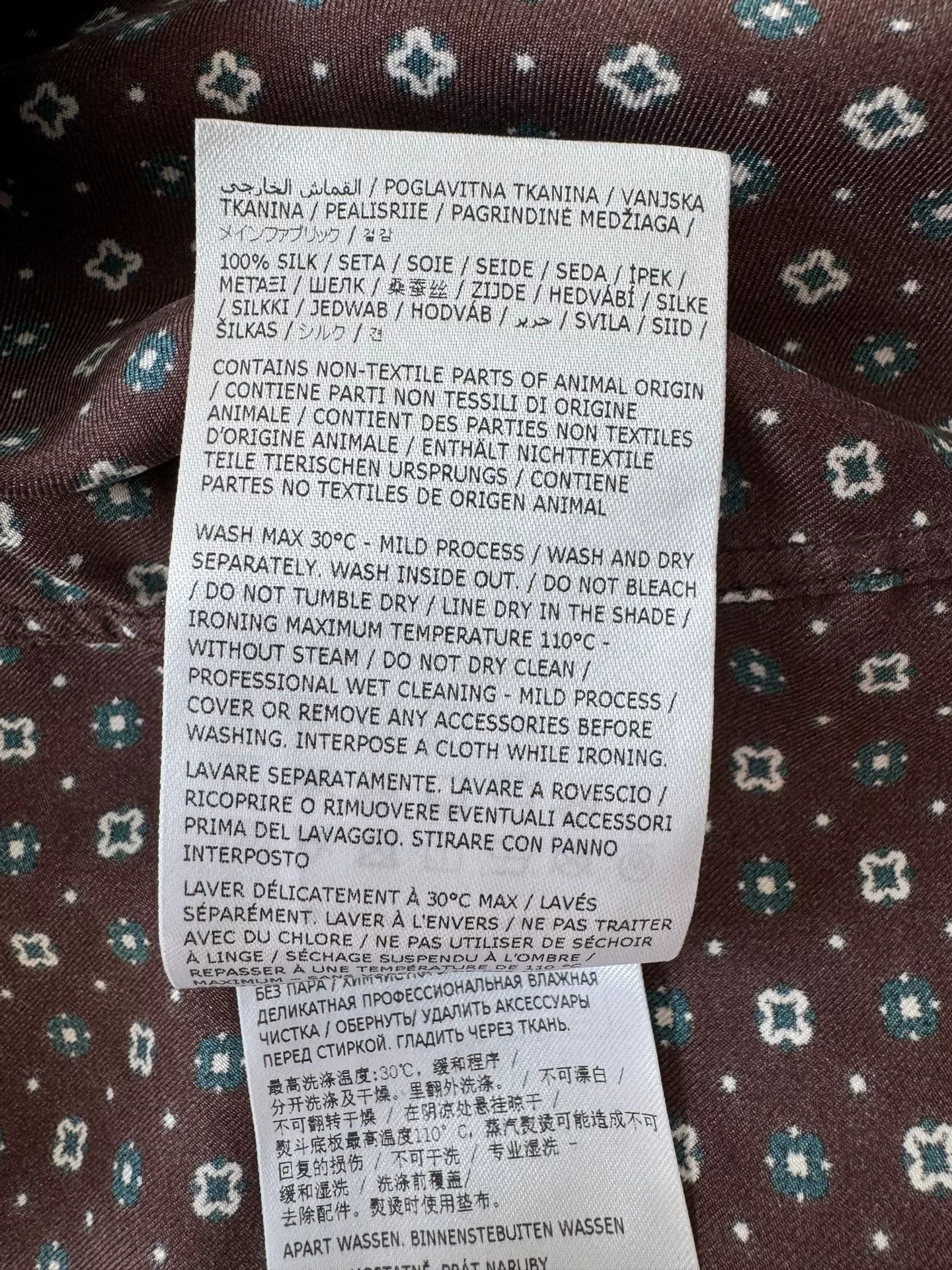 Maison Margiela Maison Margiela Silk Vintage Pajama Shirt Size M / US 6-8 / IT 42-44 - 6 Thumbnail