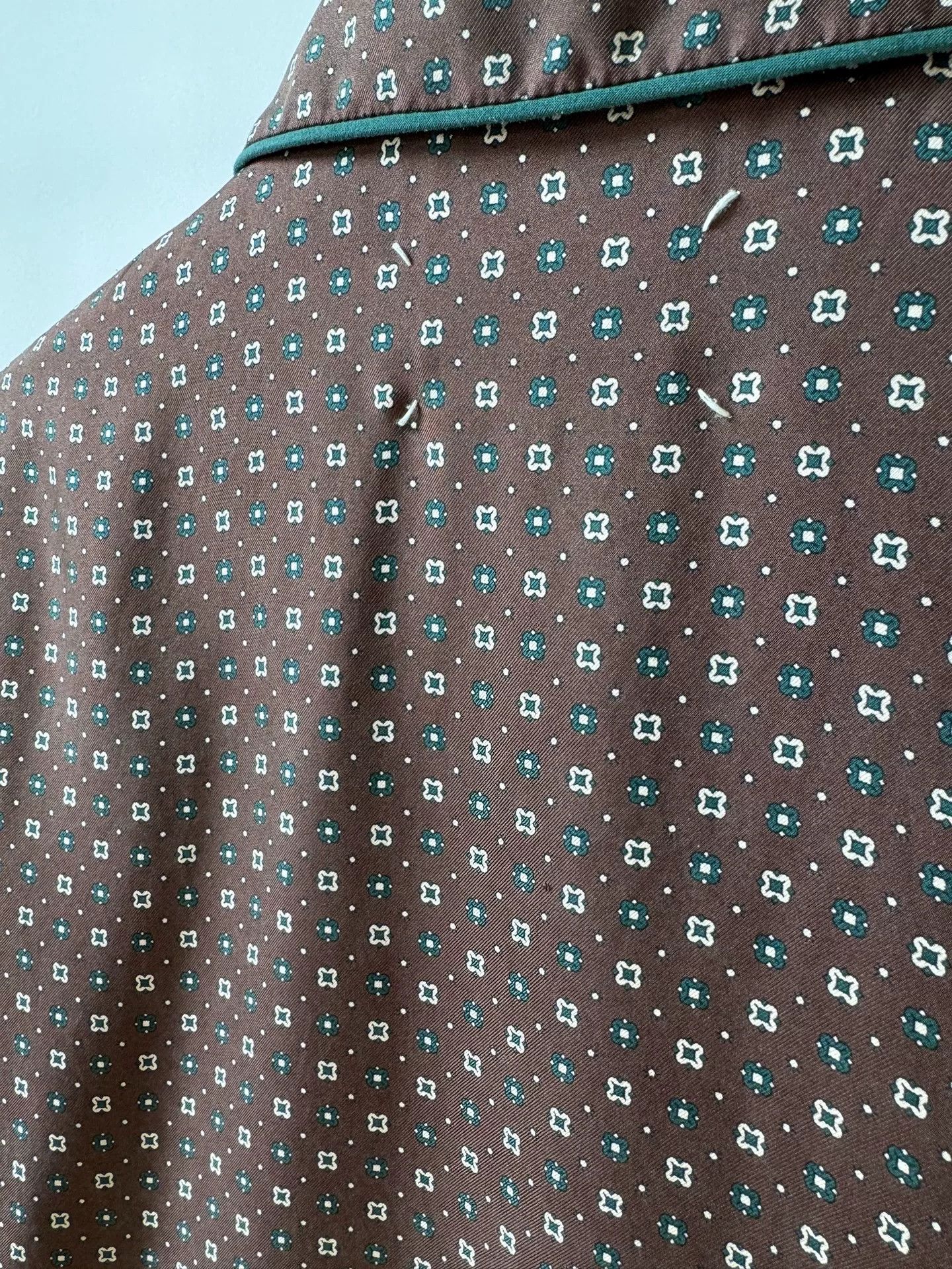 Maison Margiela Maison Margiela Silk Vintage Pajama Shirt Size M / US 6-8 / IT 42-44 - 4 Thumbnail