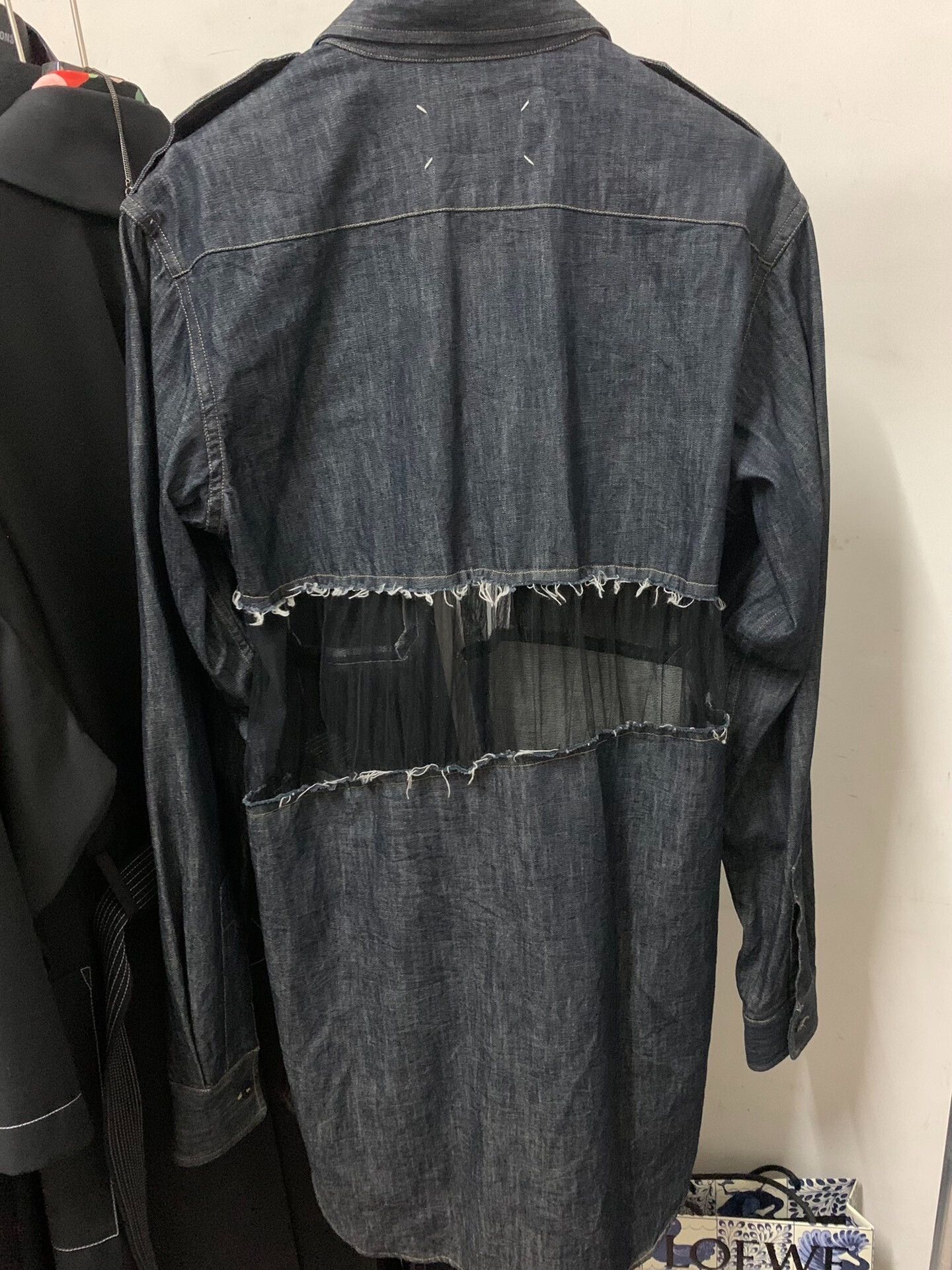 Maison Margiela Maison Margiela Mesh Denim Jacket Size US S / EU 44-46 / 1 - 2 Thumbnail