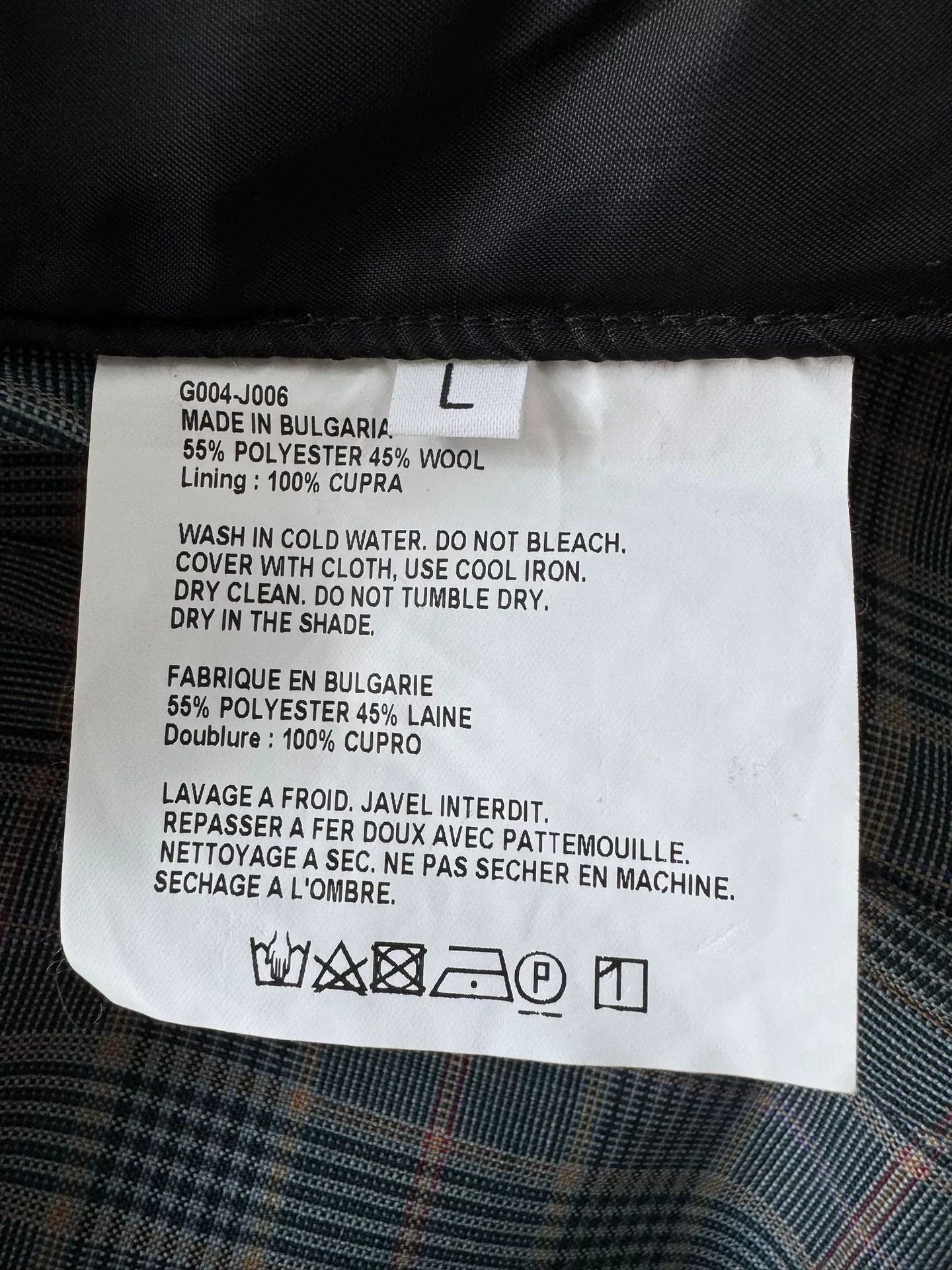 Gosha Rubchinskiy Retro Plaid Gosha Rubchinskiy Suit Jacket Size US L / EU 52-54 / 3 - 5 Thumbnail