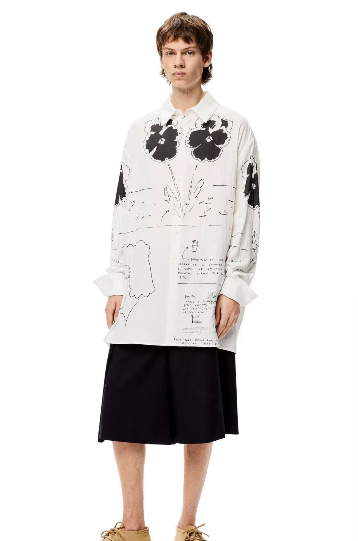 Loewe LOEWE Floral Long Robe Shirt Size L / US 10 / IT 46 - 9 Thumbnail