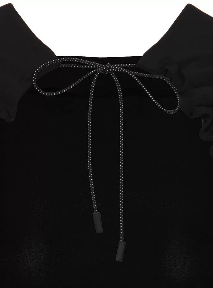 Maison Margiela Black Open-Back Long Sleeve Top Size XS / US 0-2 / IT 36-38 - 4 Thumbnail